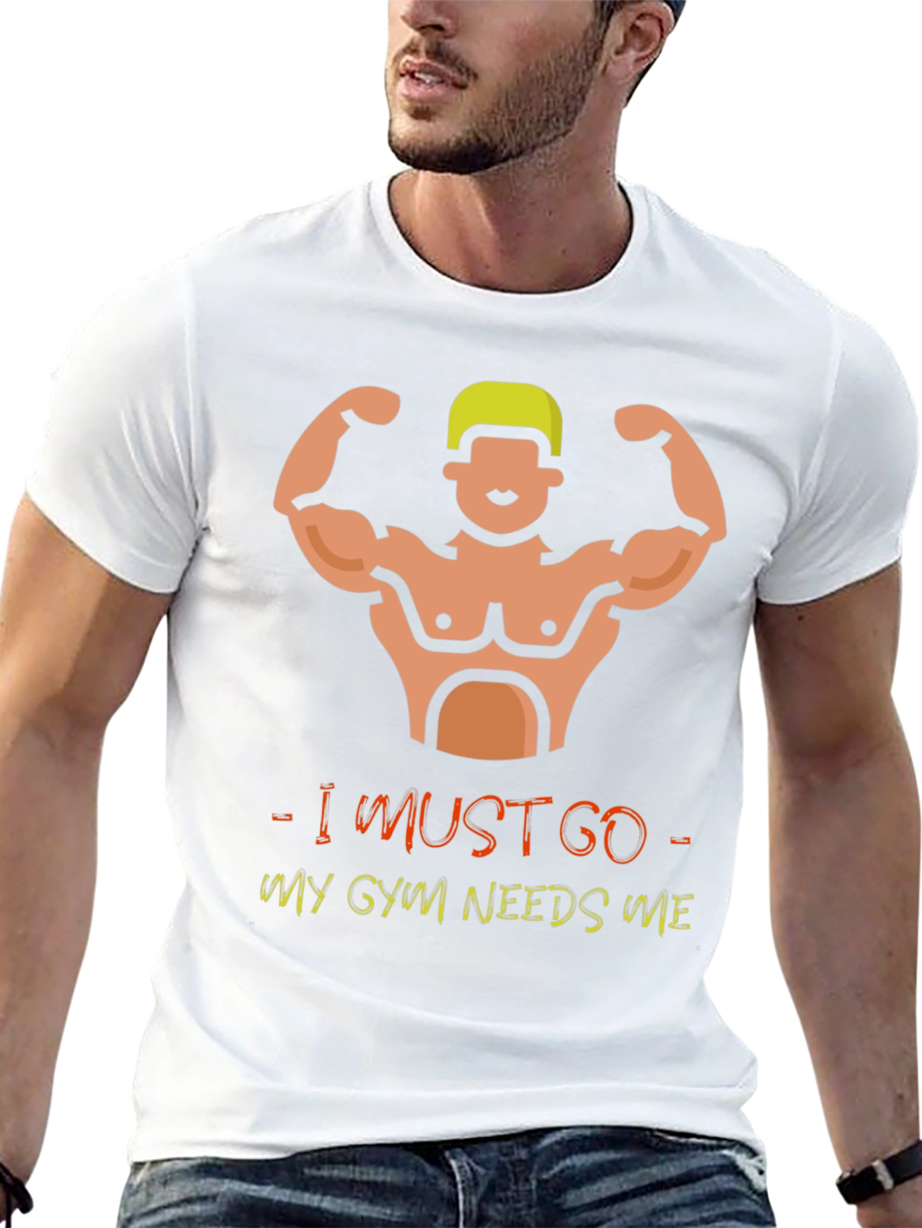 Gym Needs Me Black T-Shirt