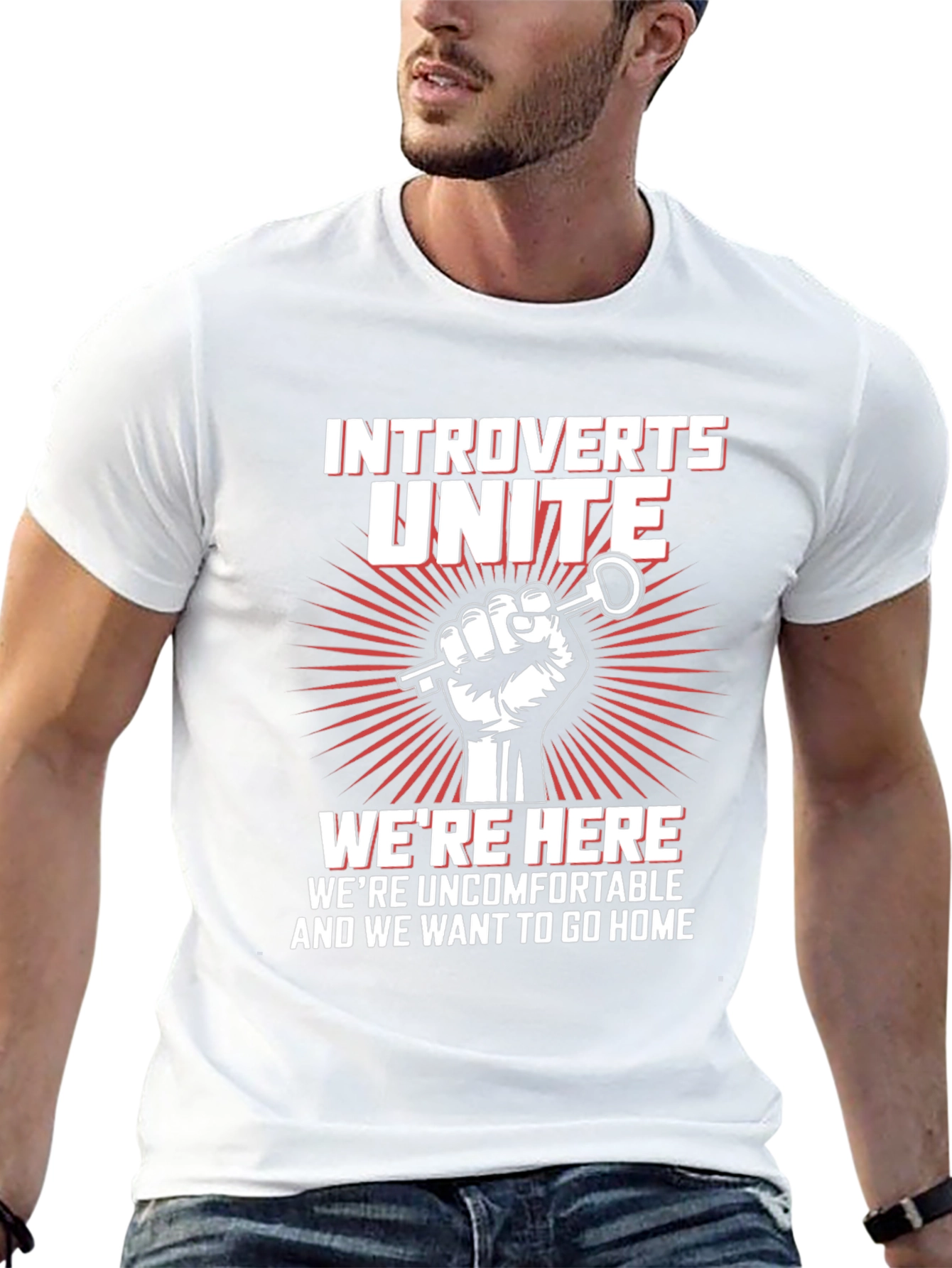 Introverts Unite Graphic T-Shirt - Comfortable Cotton Tee