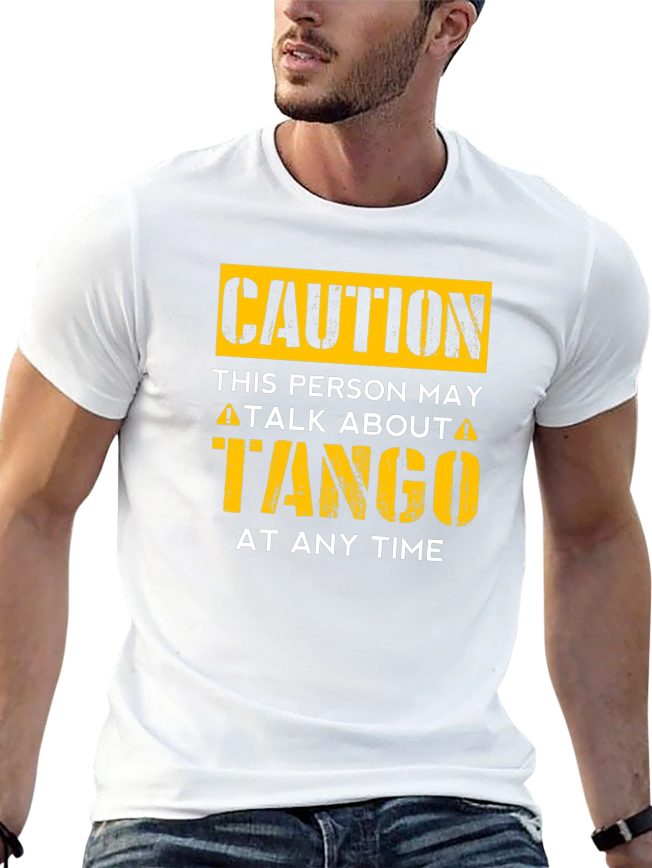 Caution Tango T-Shirt - Dance Lover Gift