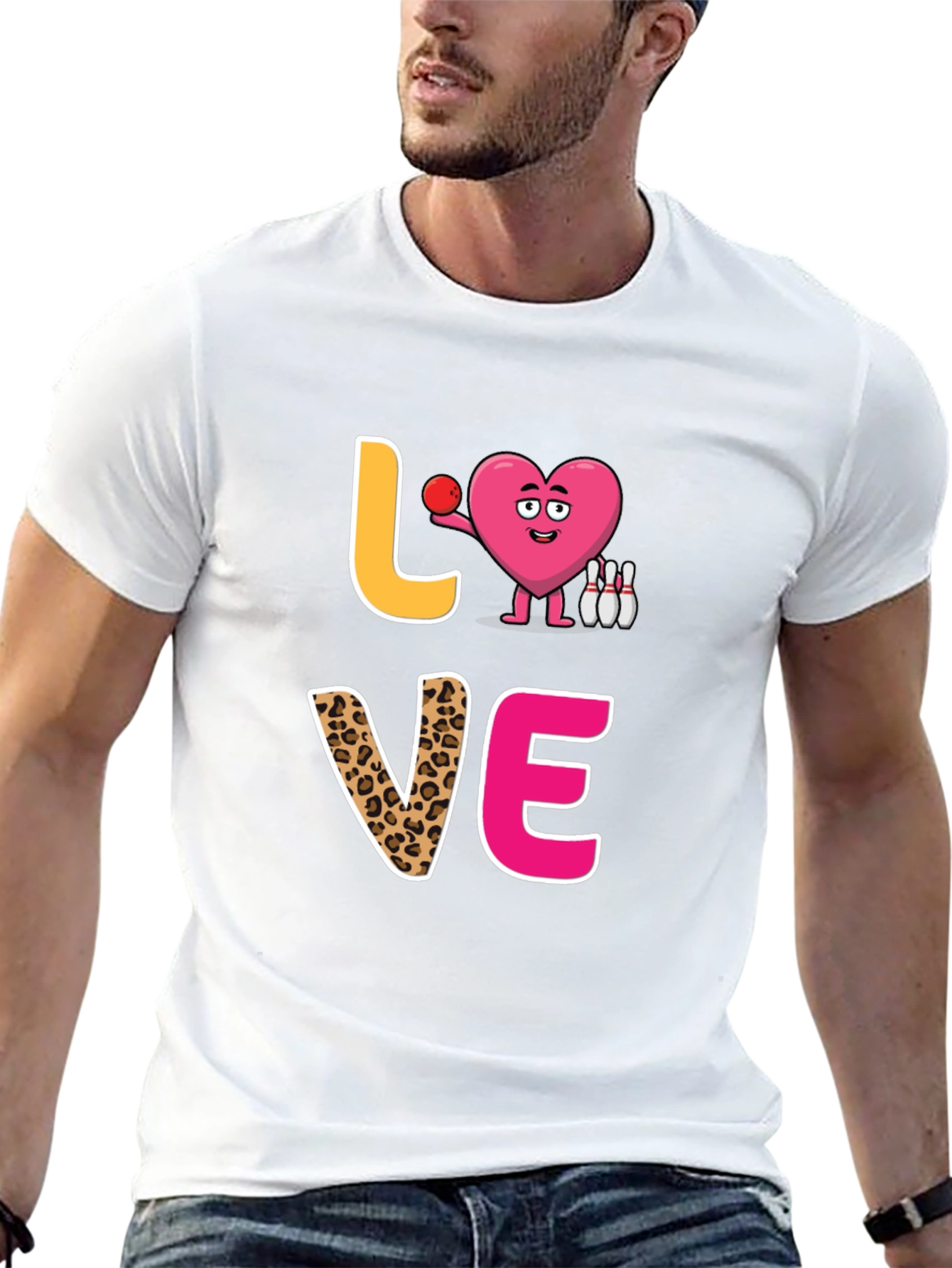 Love Bowling Graphic T-Shirt