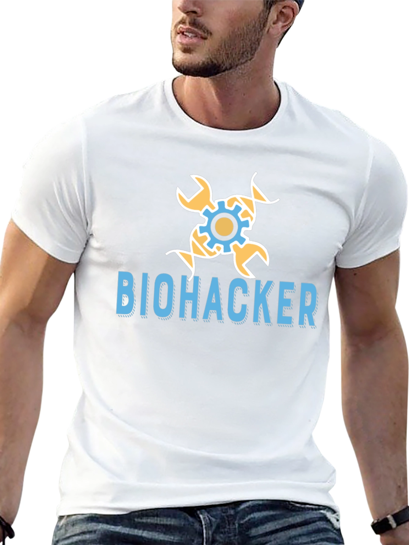 Biohacker Graphic Tee - Black
