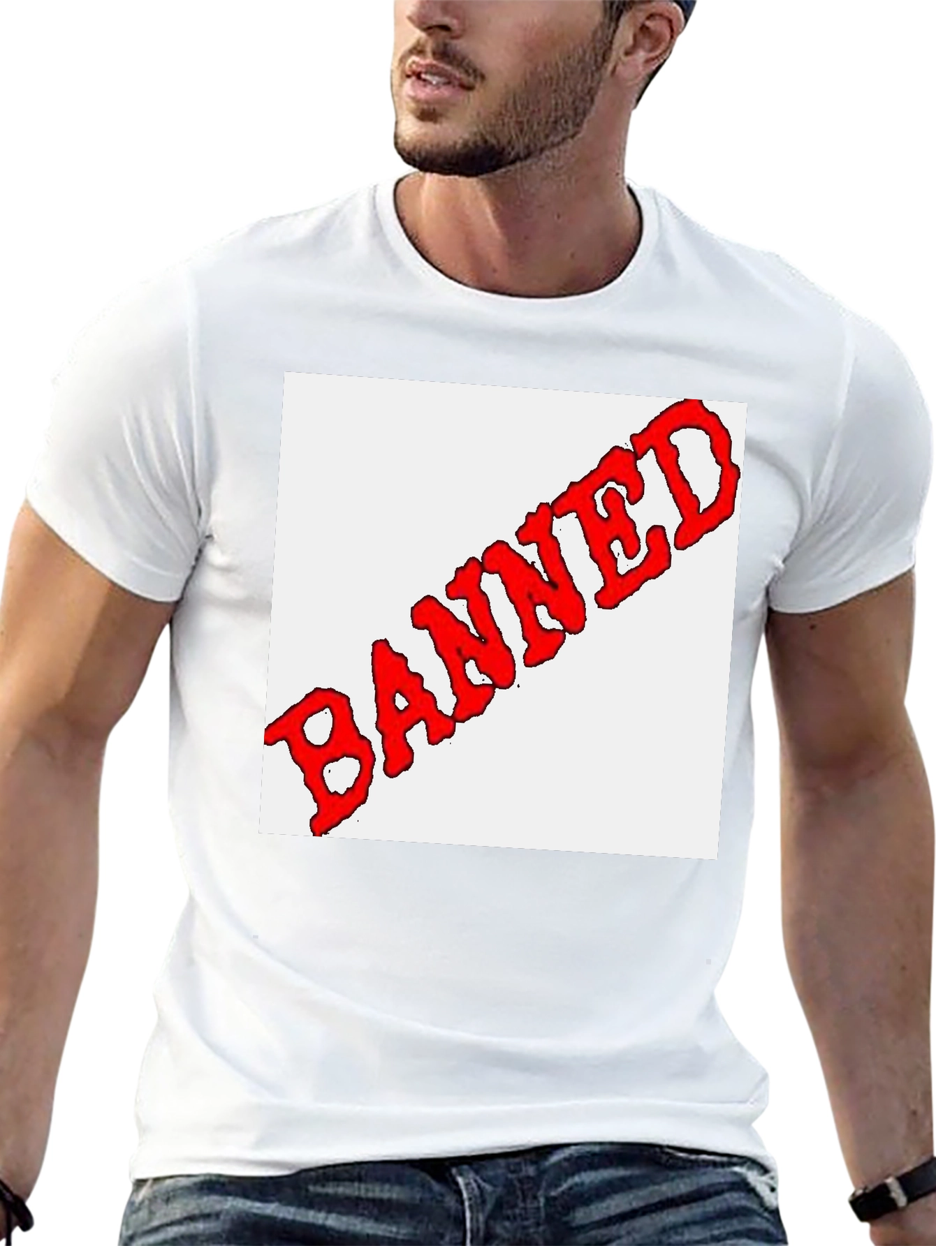 BANNED Graphic Tee - Edgy Statement T-Shirt