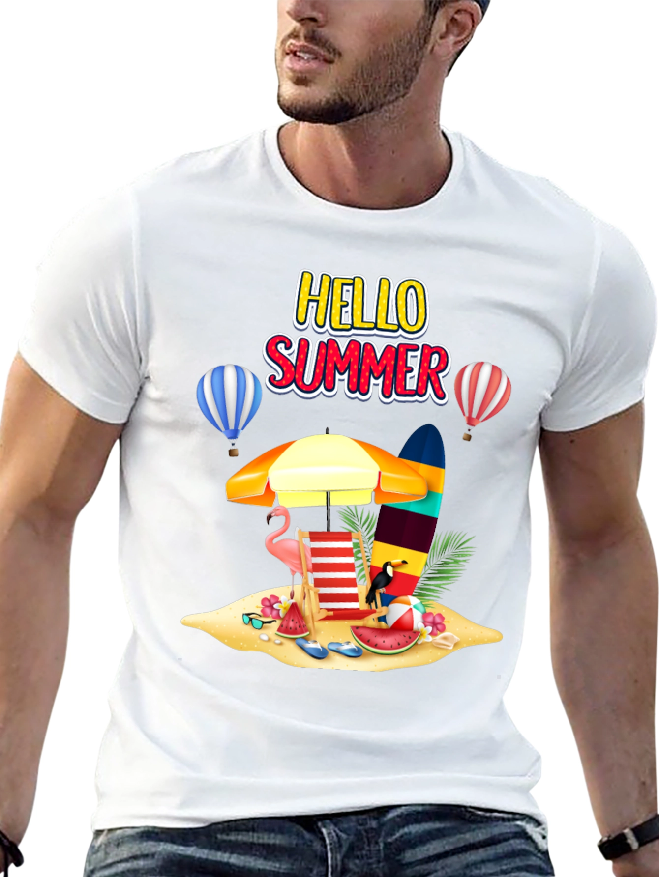 Hello Summer Beach T-Shirt
