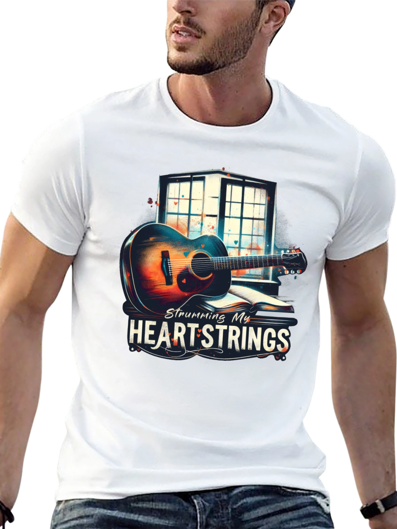 Heartstrings Guitar Graphic Tee
