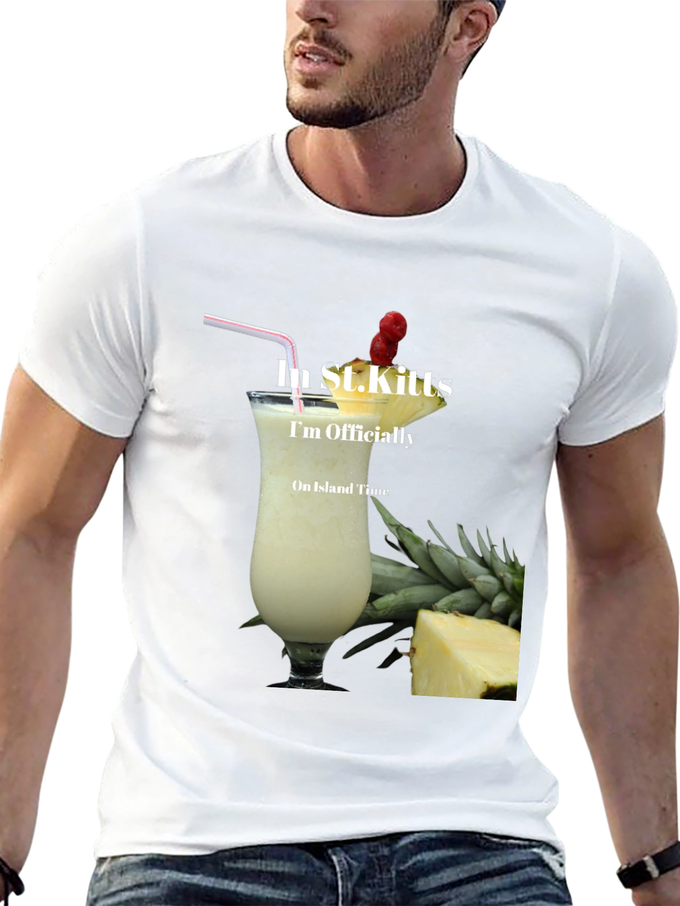 St. Kitts Island Time Graphic Tee