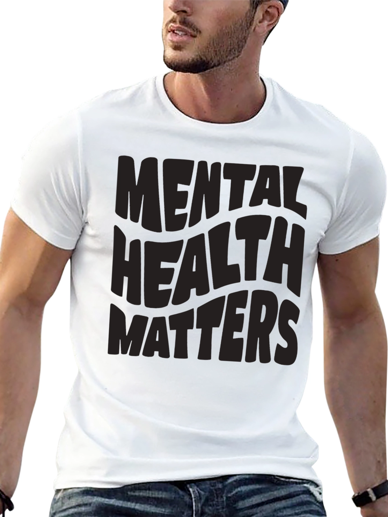 Mental Health Matters Black Graphic Tee