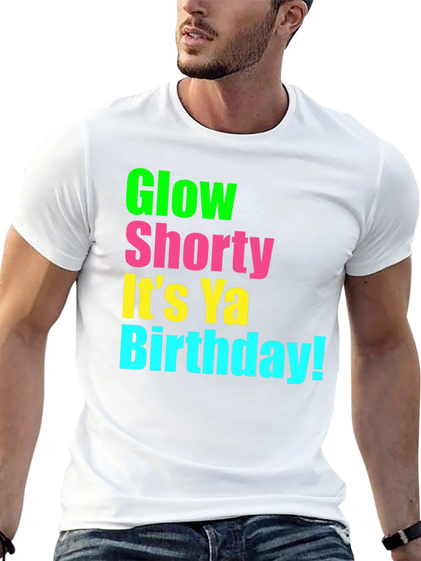 Glow Shorty Birthday Graphic Tee
