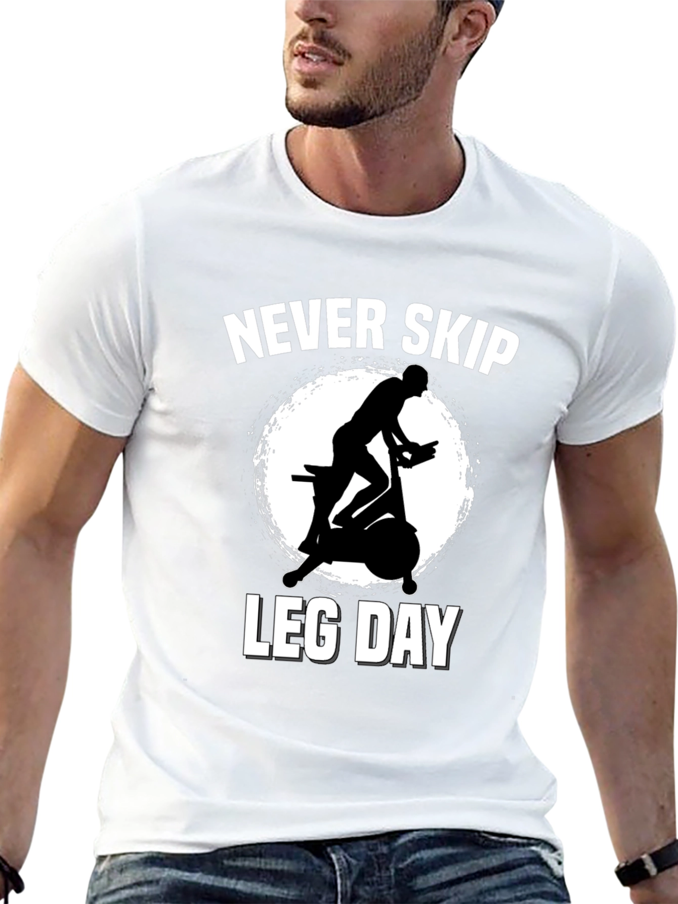 Never Skip Leg Day Workout T-Shirt