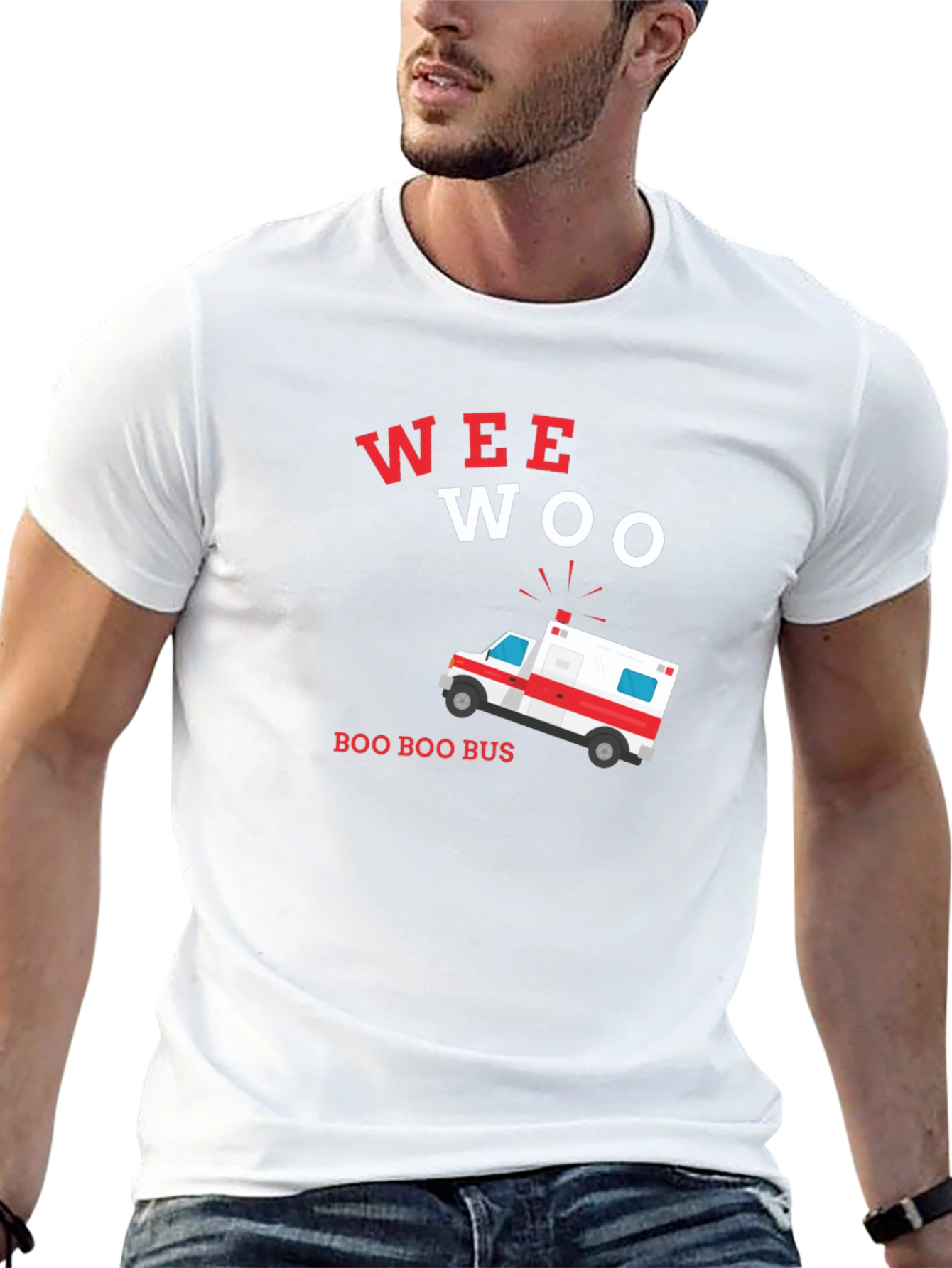 Wee Woo Boo Boo Bus T-Shirt