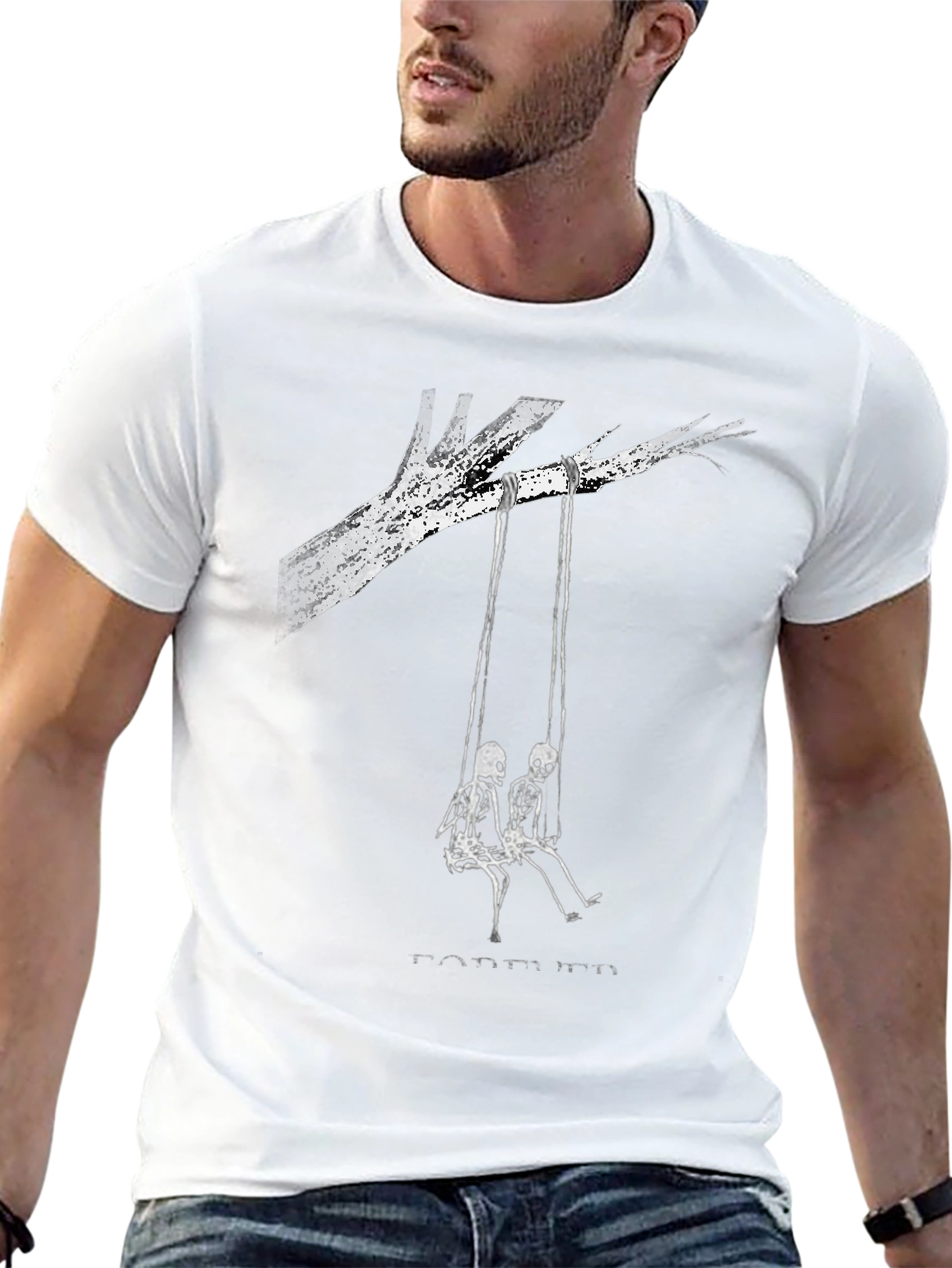 Forever Swing Skeleton Graphic Tee