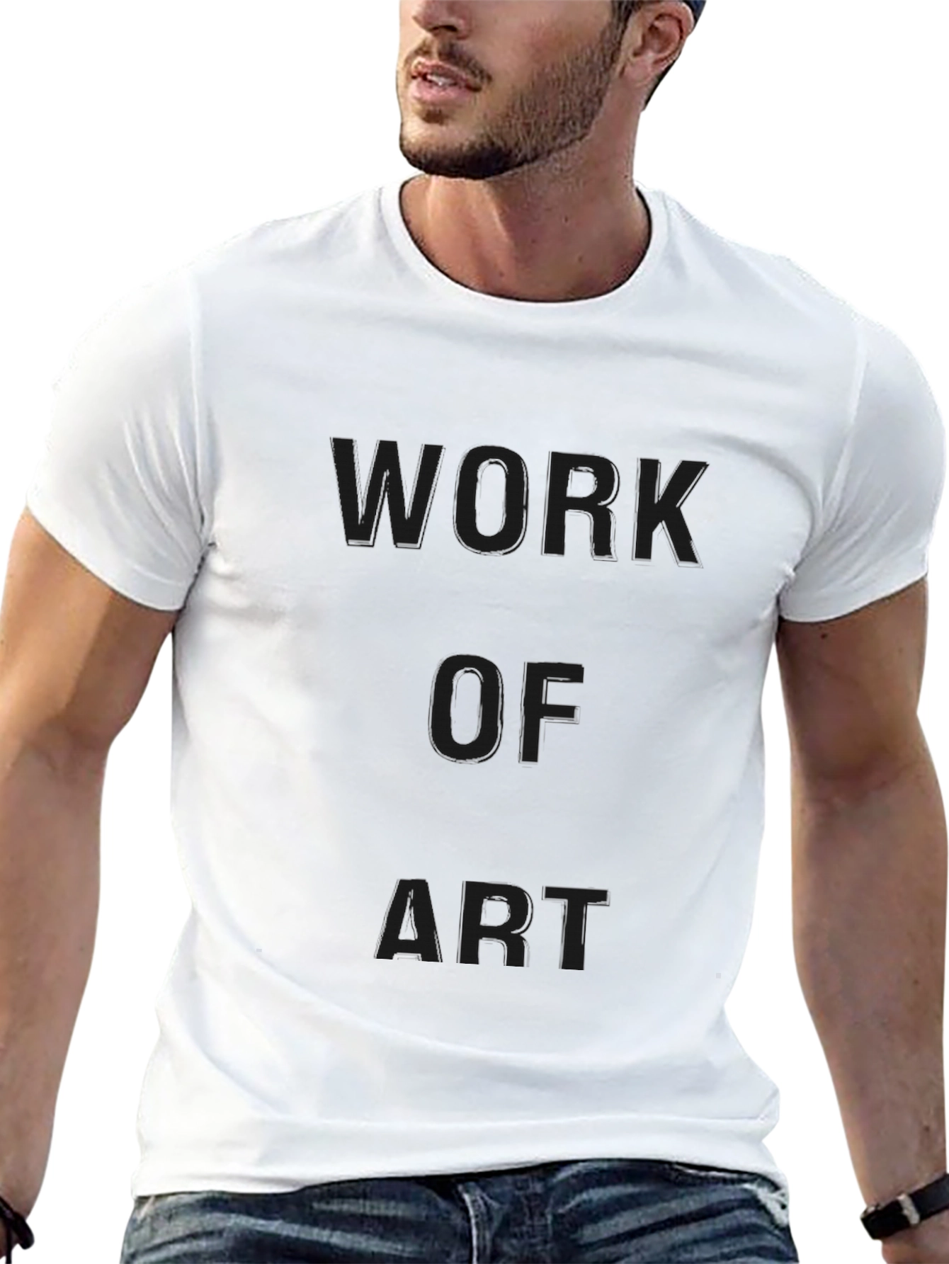 Work of Art Black Graphic Tee