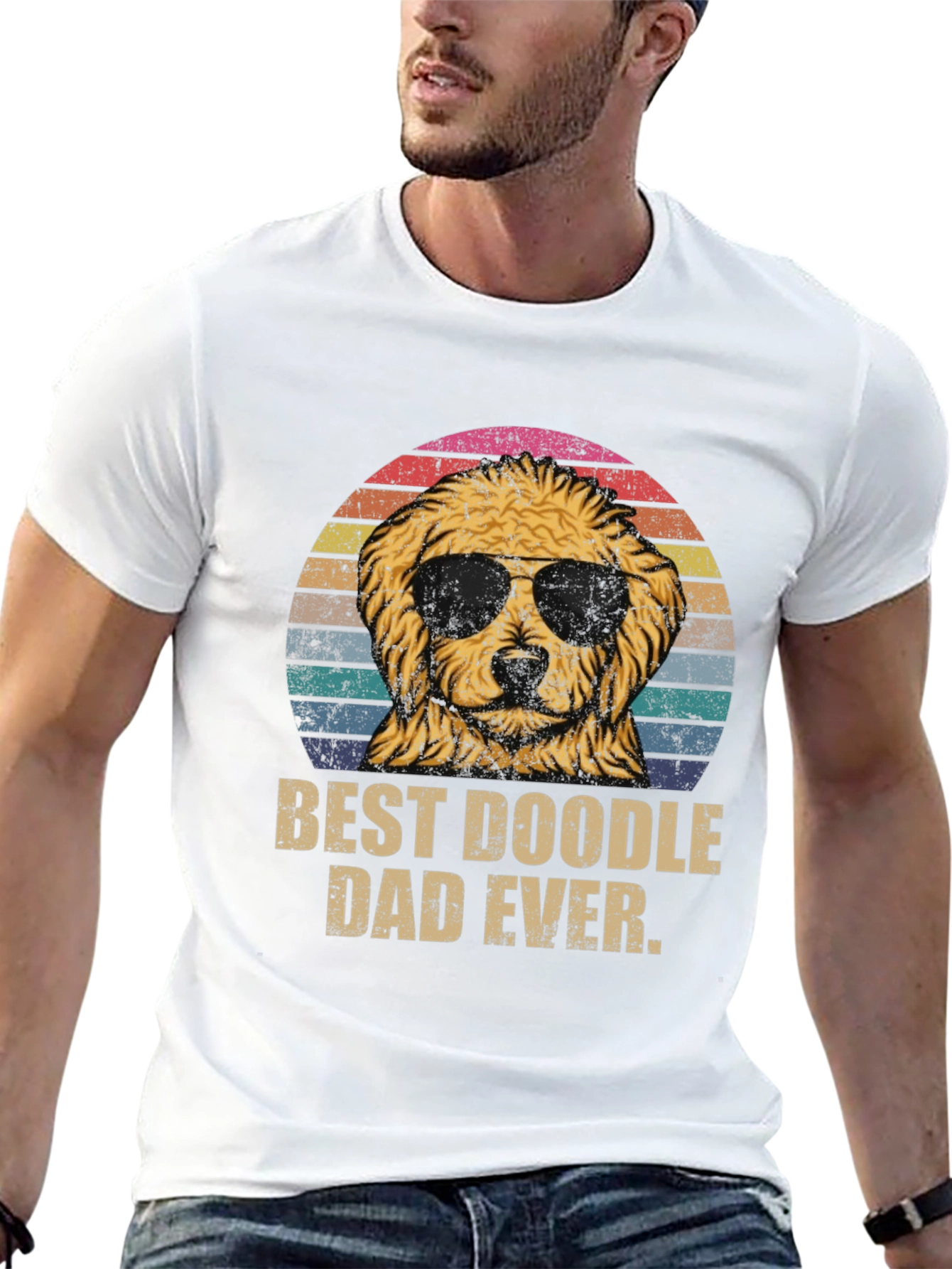 Best Doodle Dad Ever T-Shirt - Dog Lover Gift