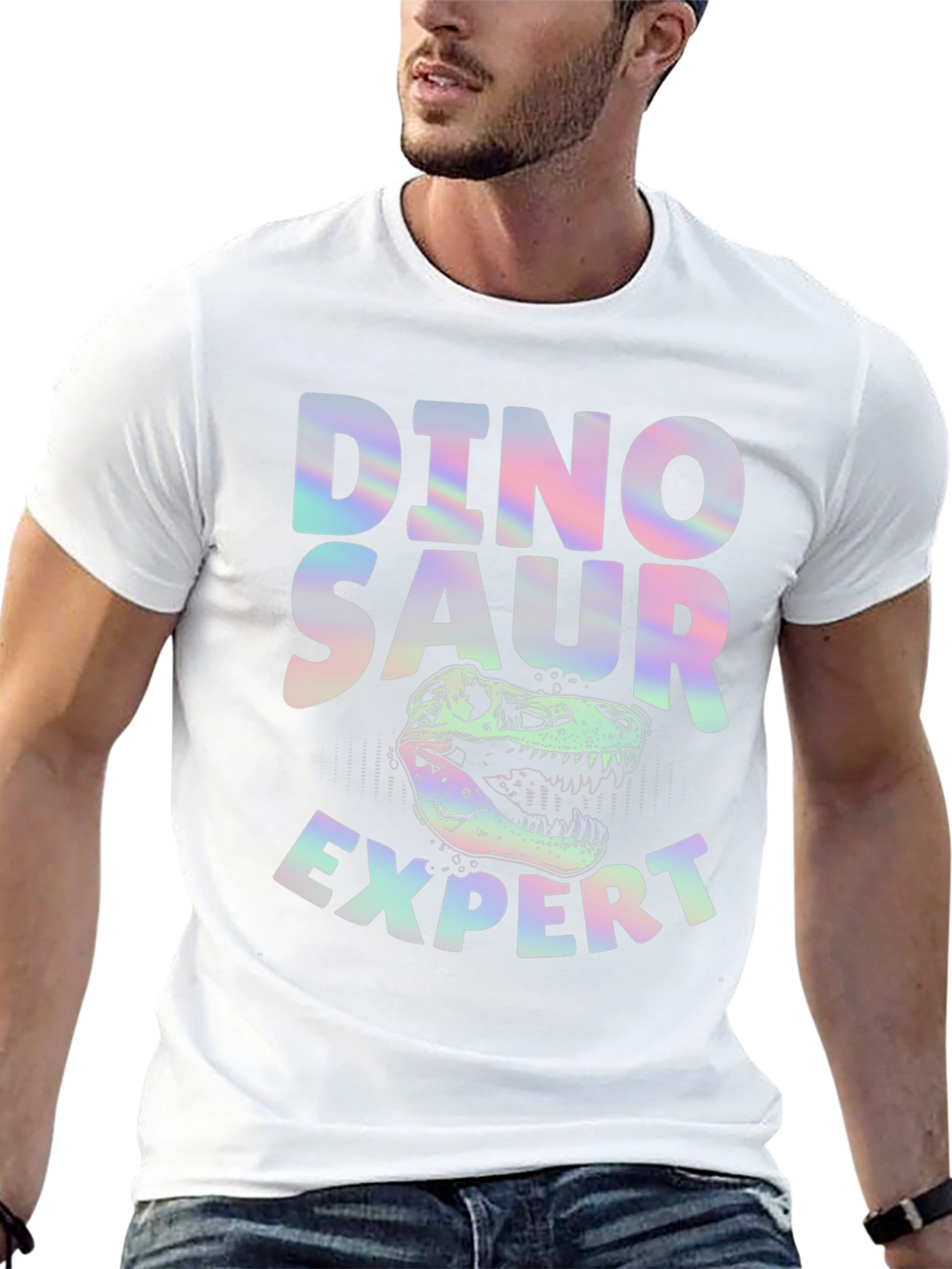 Dinosaur Expert Graphic T-Shirt - Novelty Tee