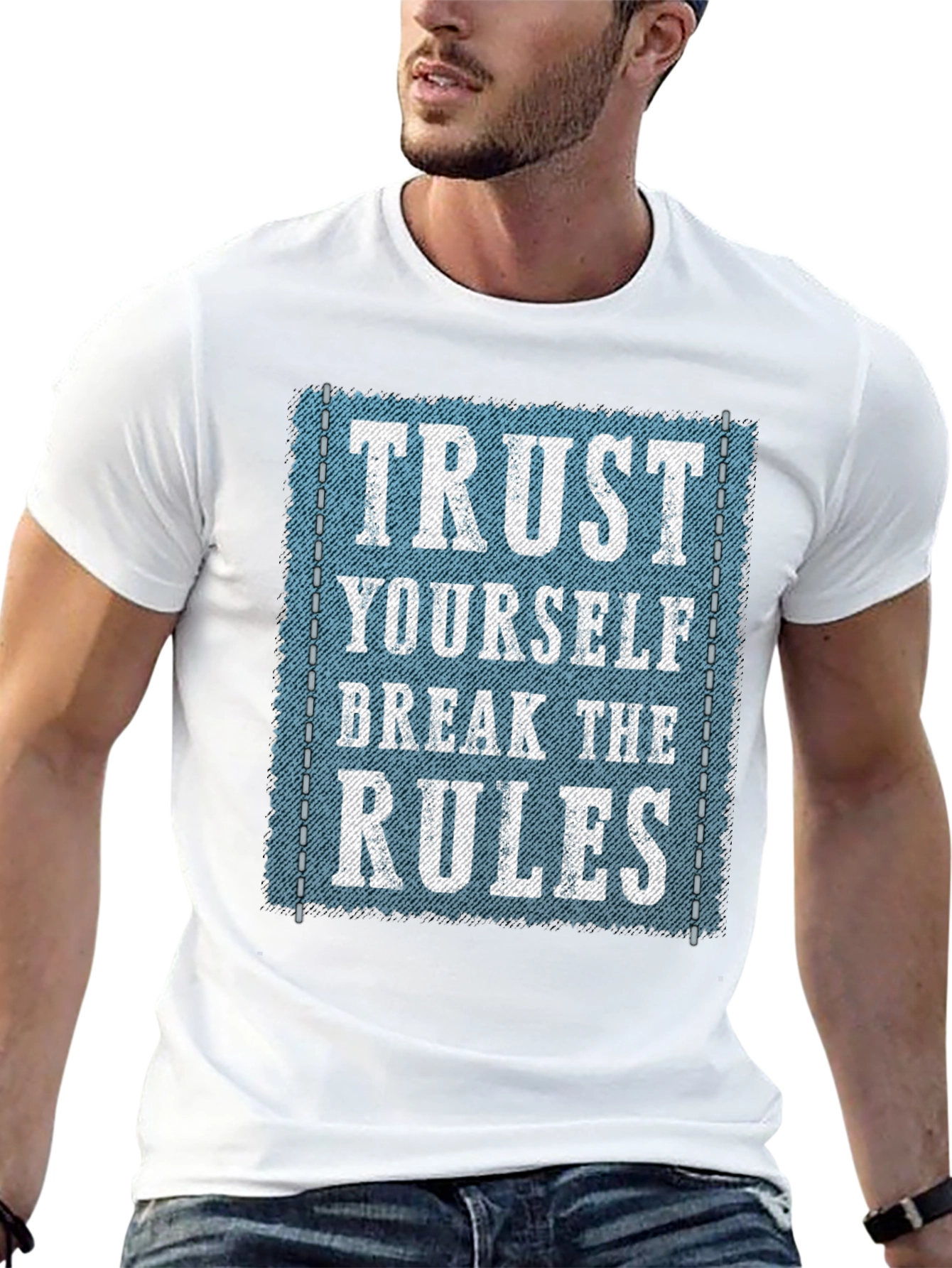 Trust Yourself Graphic Tee - Break the Rules T-Shirt