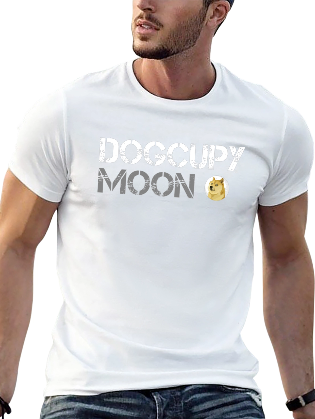 DOGCCUPY Moon Doge T-Shirt