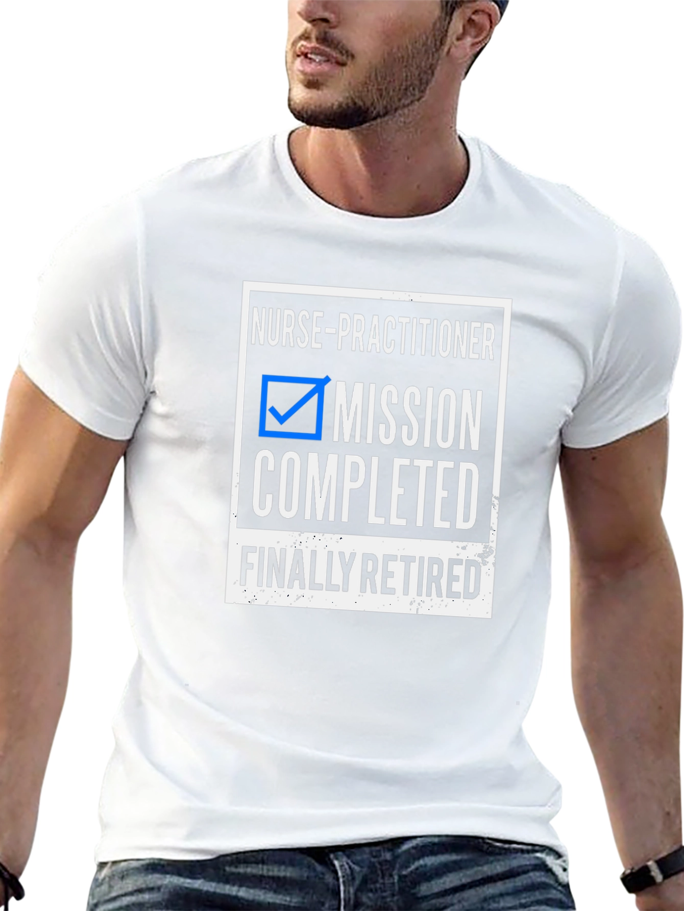 Nurse Practitioner Retired T-Shirt - Mission Completed Tee