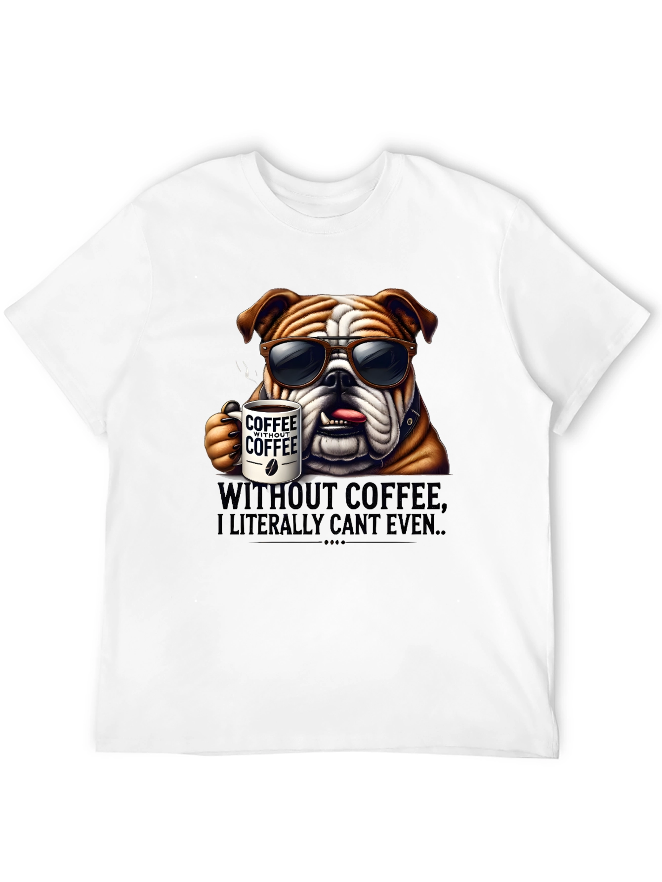 Coffee Bulldog T-Shirt