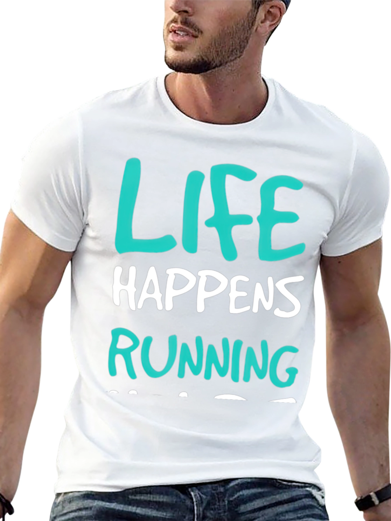 Life Happens Running T-Shirt