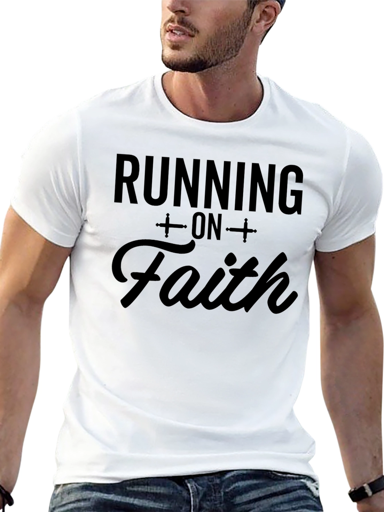 Running on Faith Graphic T-Shirt