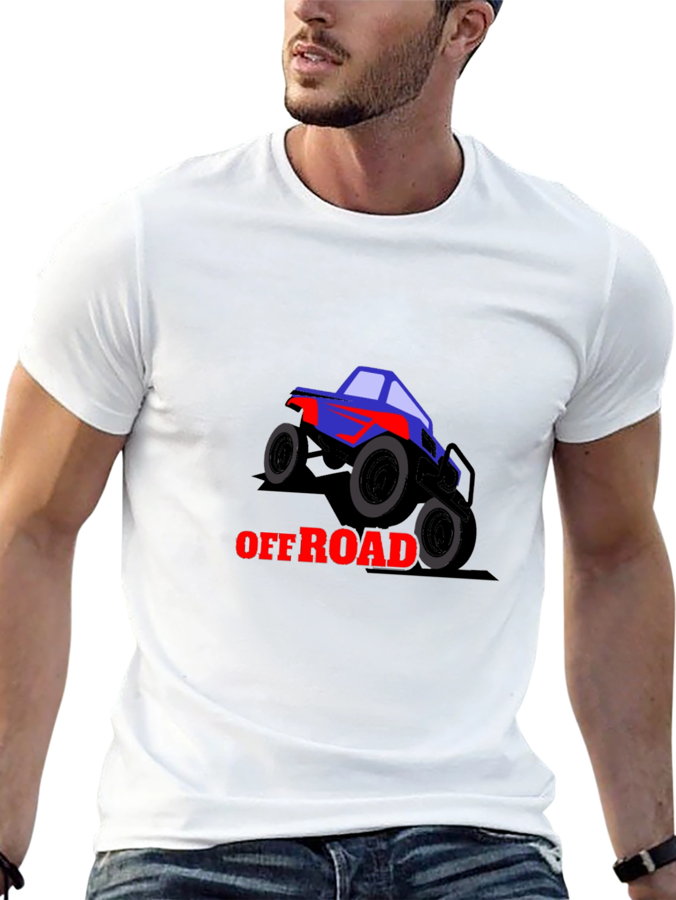 Off Road Truck Graphic T-Shirt - Black