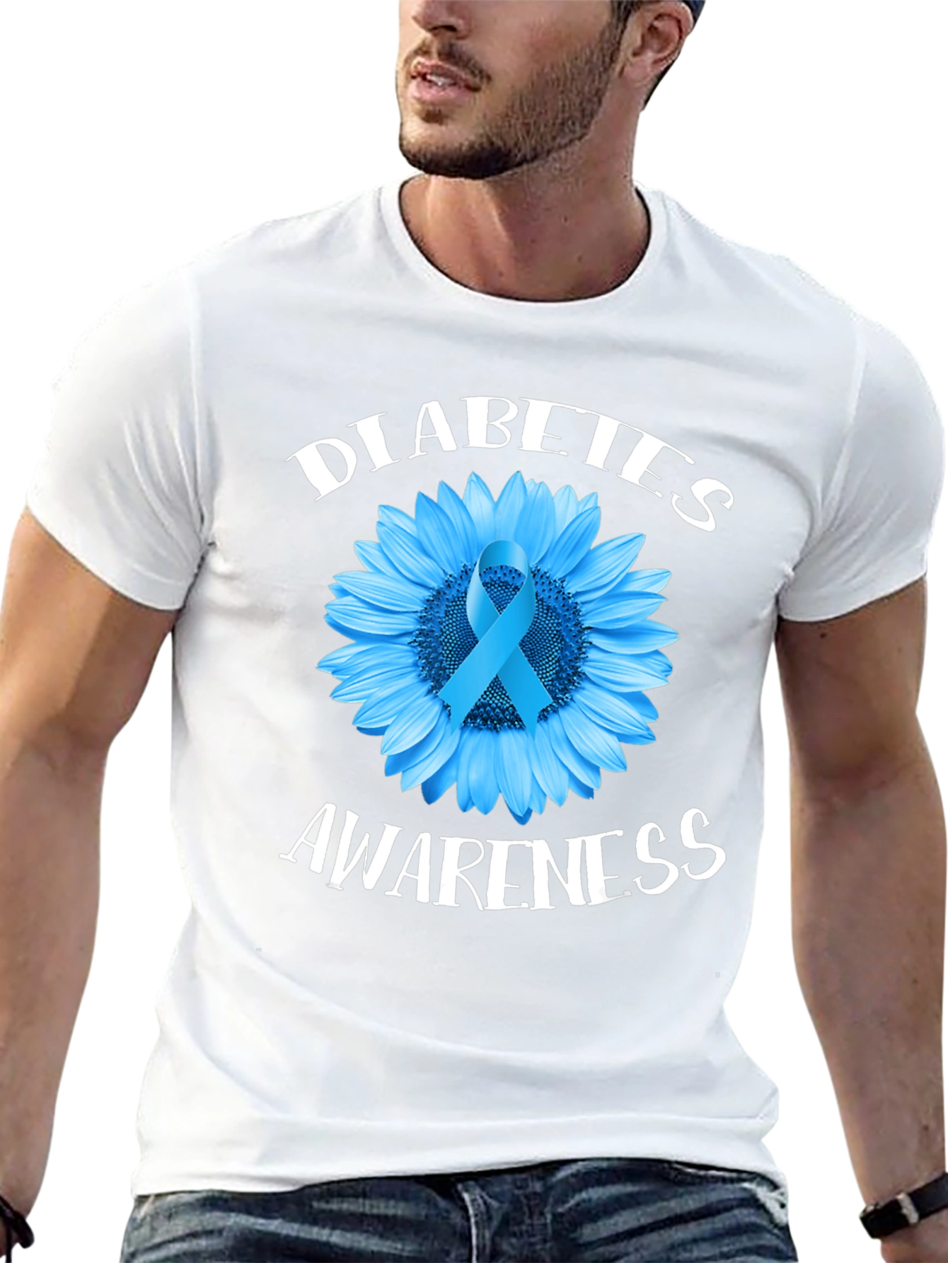 Diabetes Awareness Sunflower T-Shirt