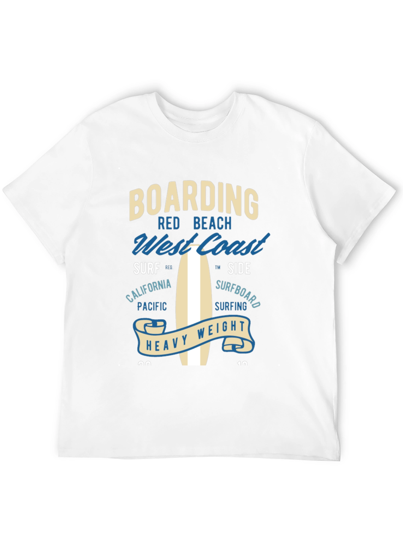 Boarding West Coast Graphic T-Shirt