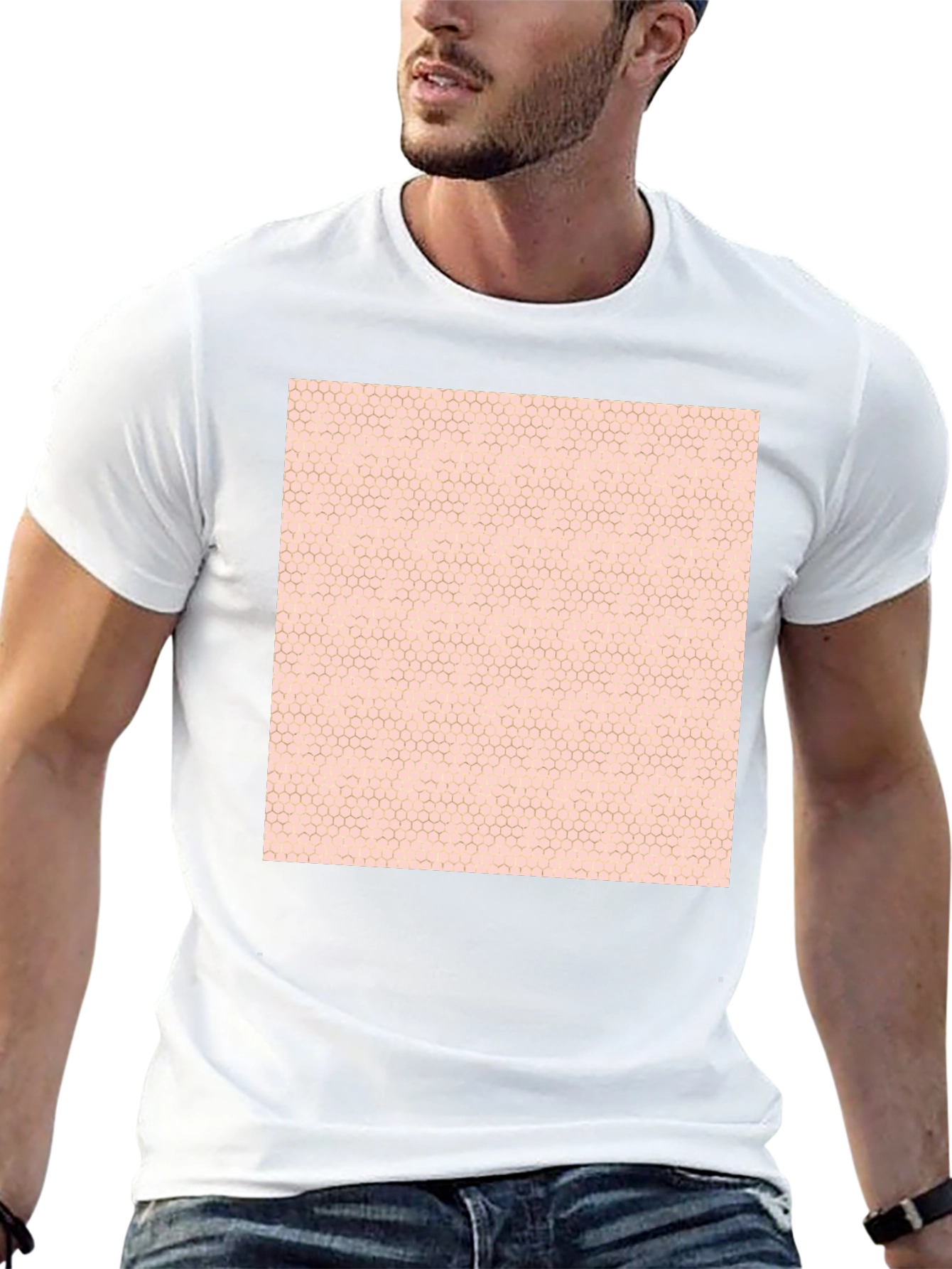 Geometric Pattern Tee - Modern Casual Style