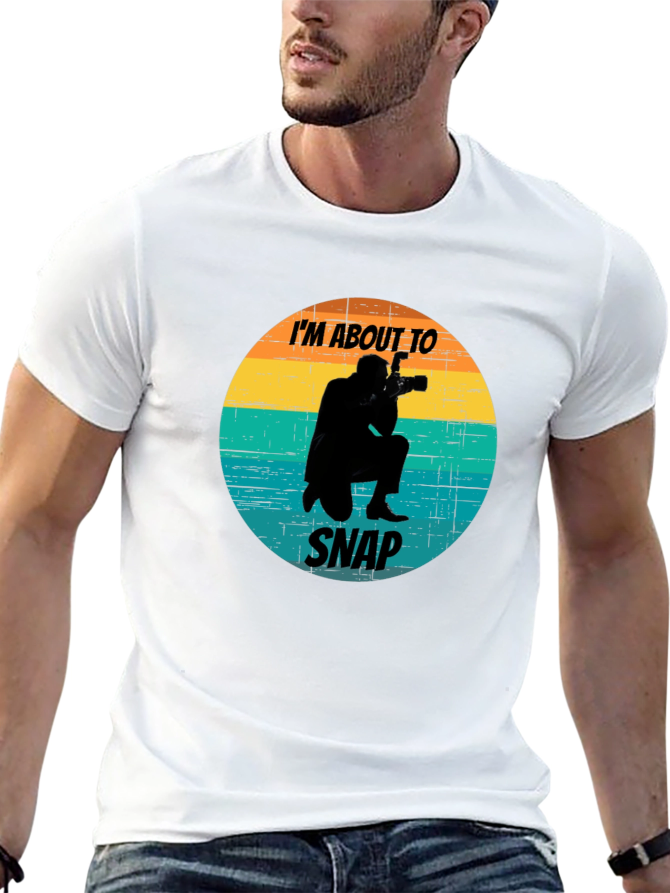 Im About To Snap Graphic Tee - Photographer T-Shirt