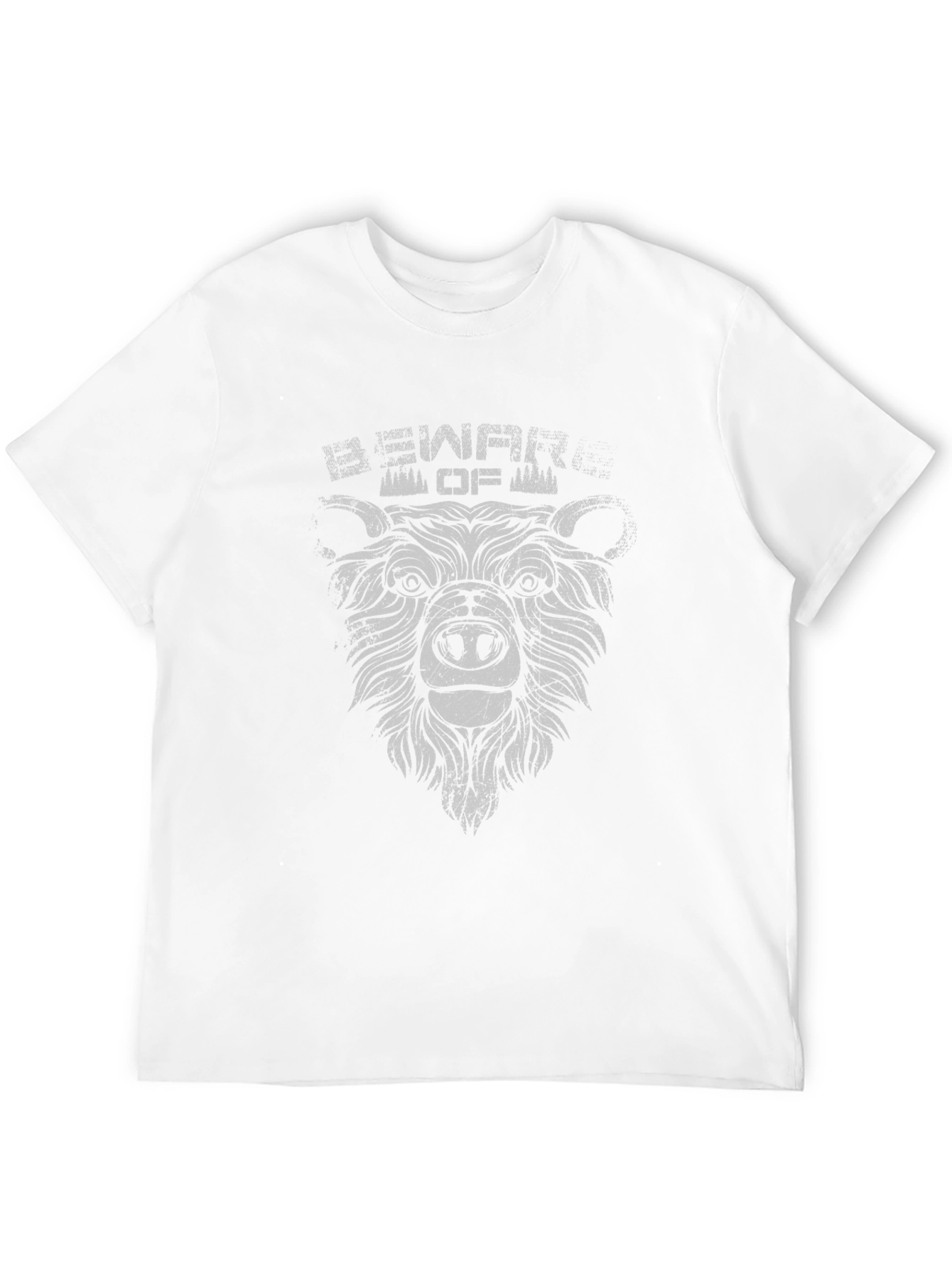 Beware of Bear Graphic Tee - Black