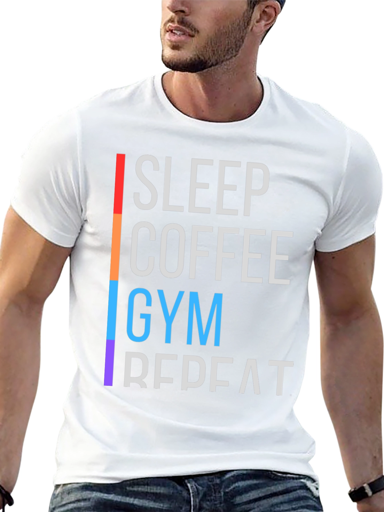 Sleep Coffee Gym Repeat T-Shirt
