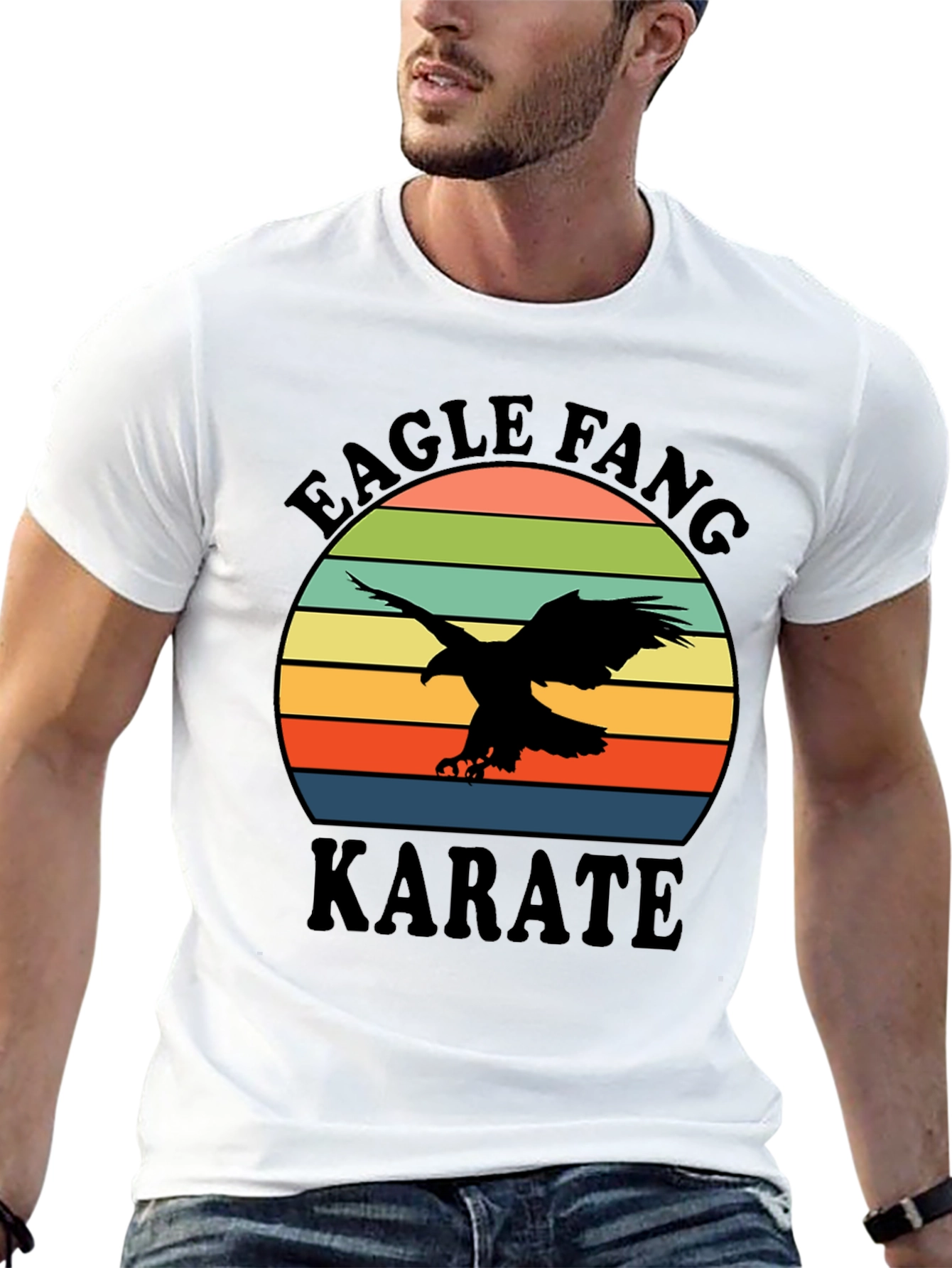 Eagle Fang Karate T-Shirt Retro Design