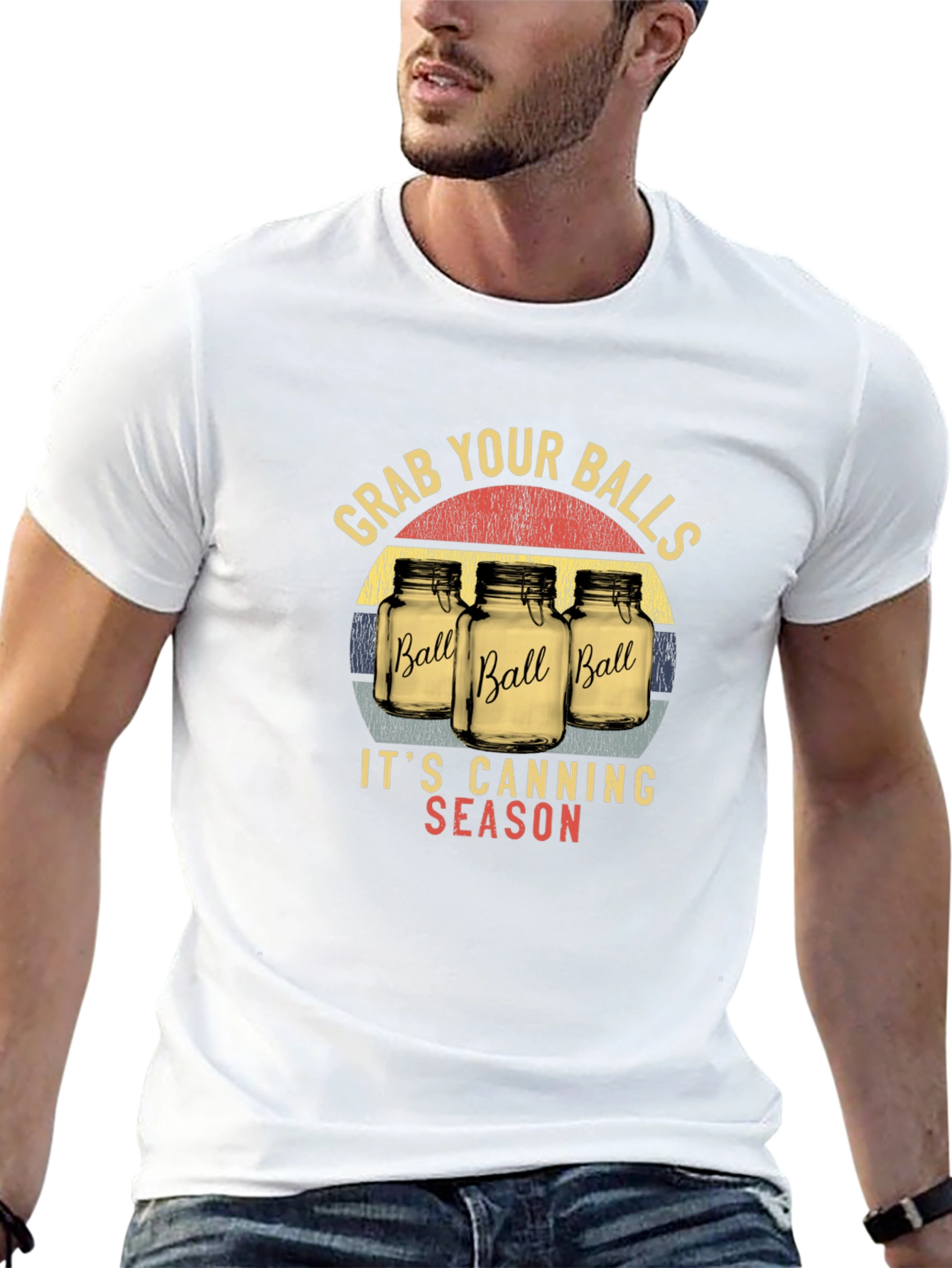 Grab Your Balls Its Canning Season Black T-Shirt