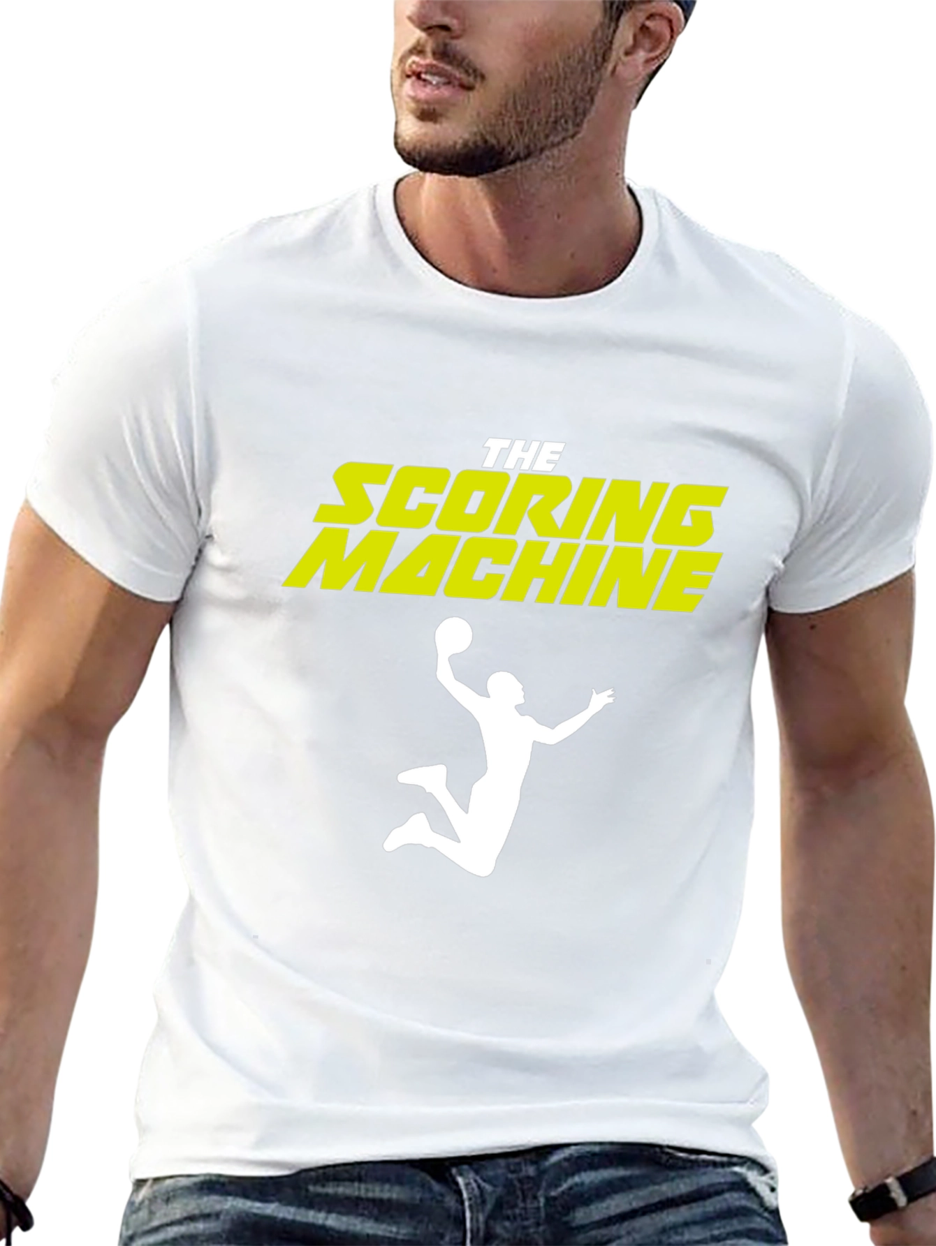 The Scoring Machine Basketball Graphic Tee
