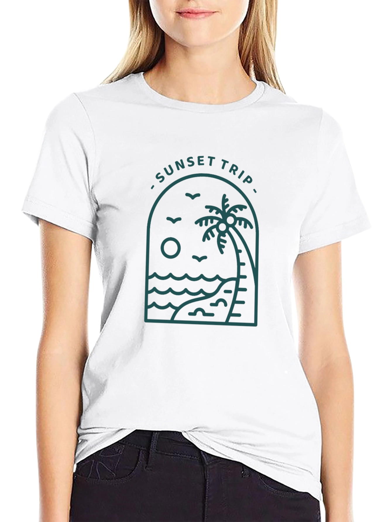 Sunset Trip Graphic Tee - Vacation Vibes