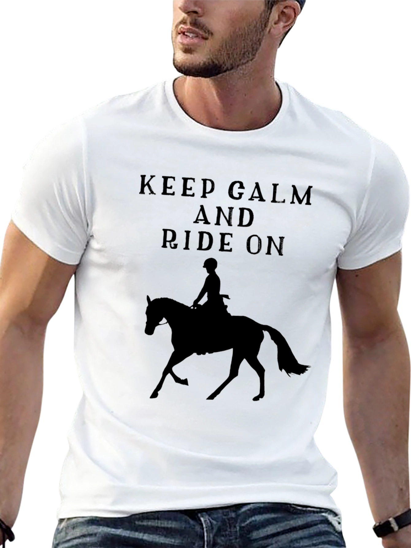Keep Calm and Ride On Graphic Tee