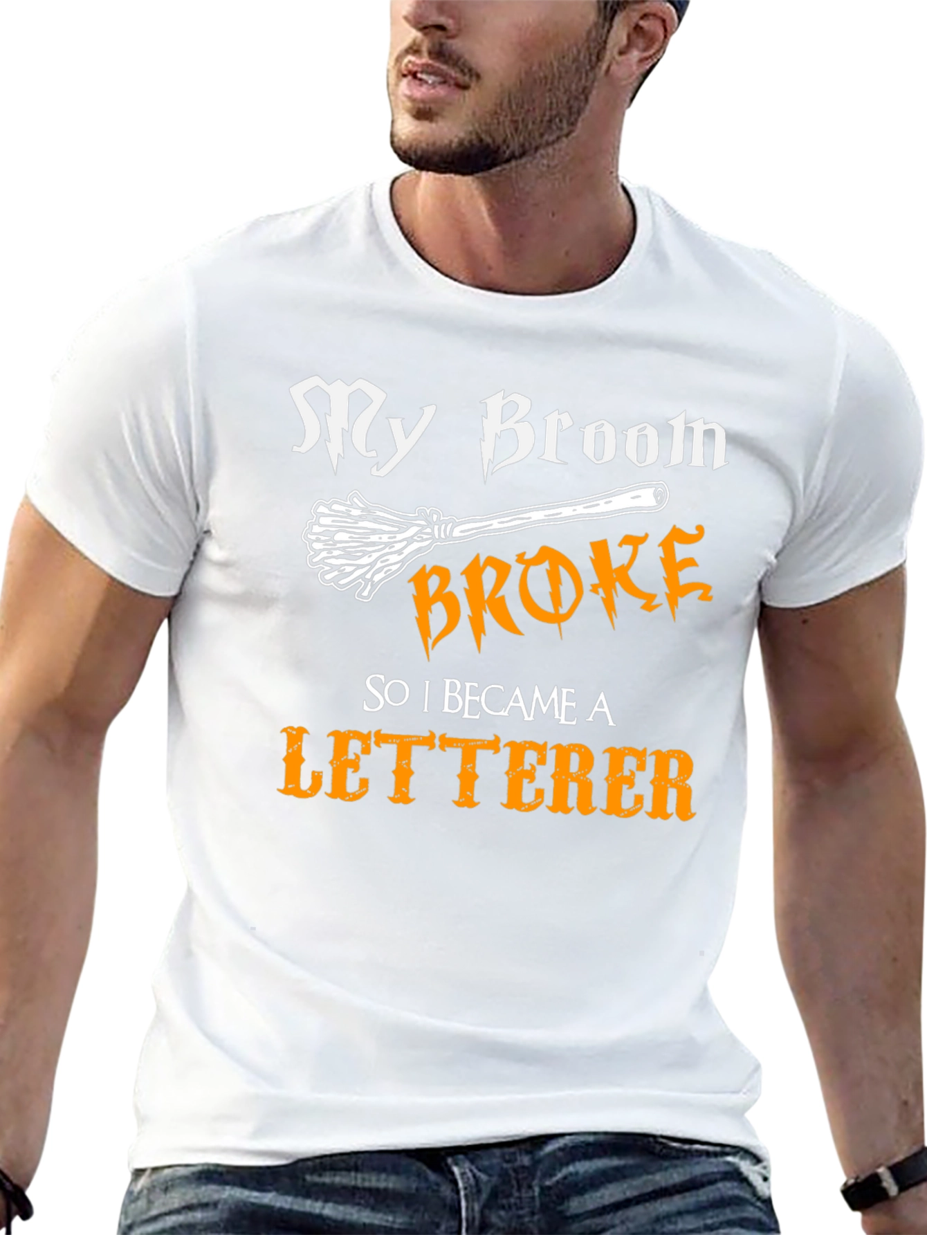 My Broom Broke So I Became a Letterer T-Shirt