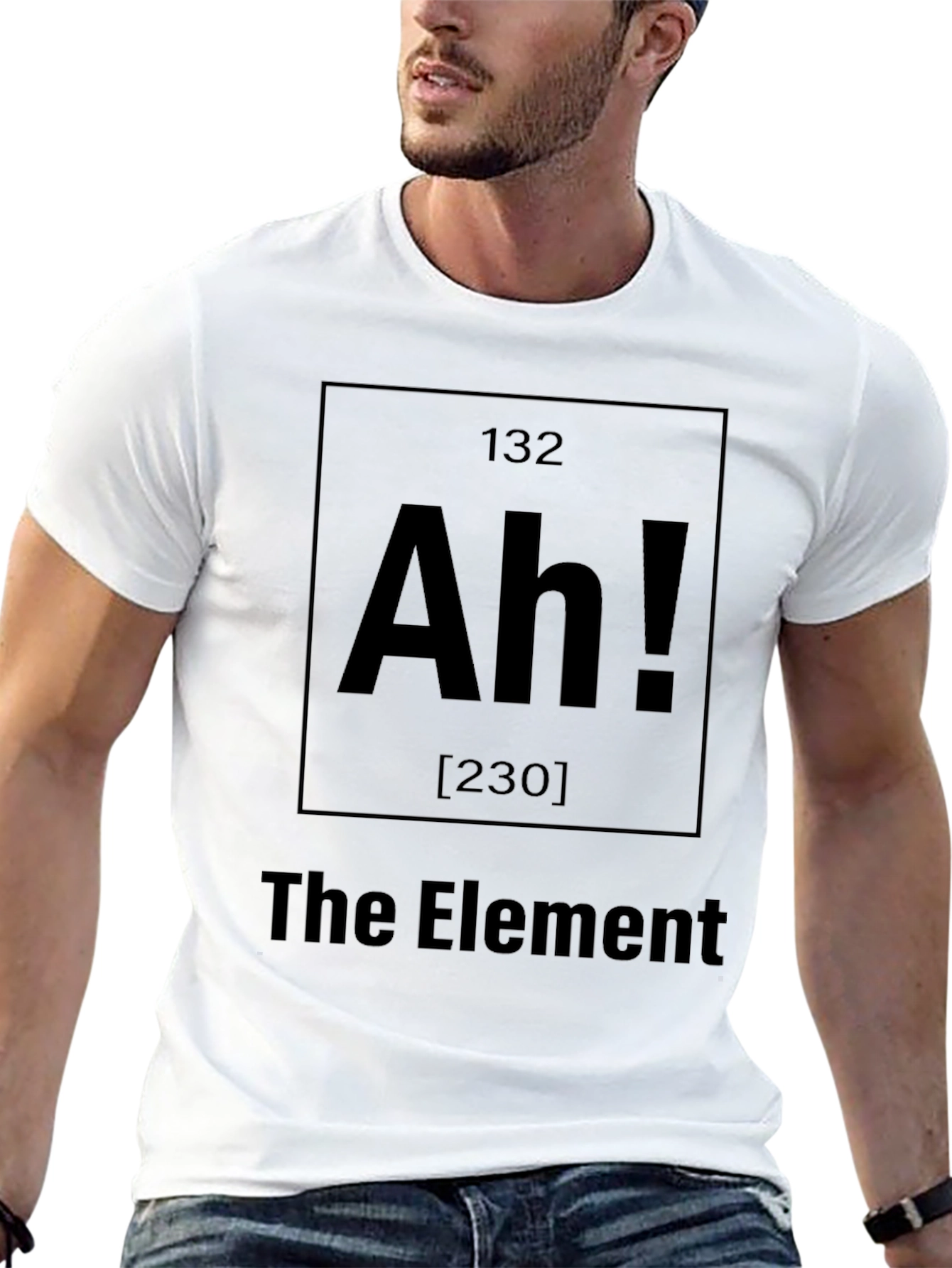 Ah! The Element T-Shirt - Black Novelty Tee