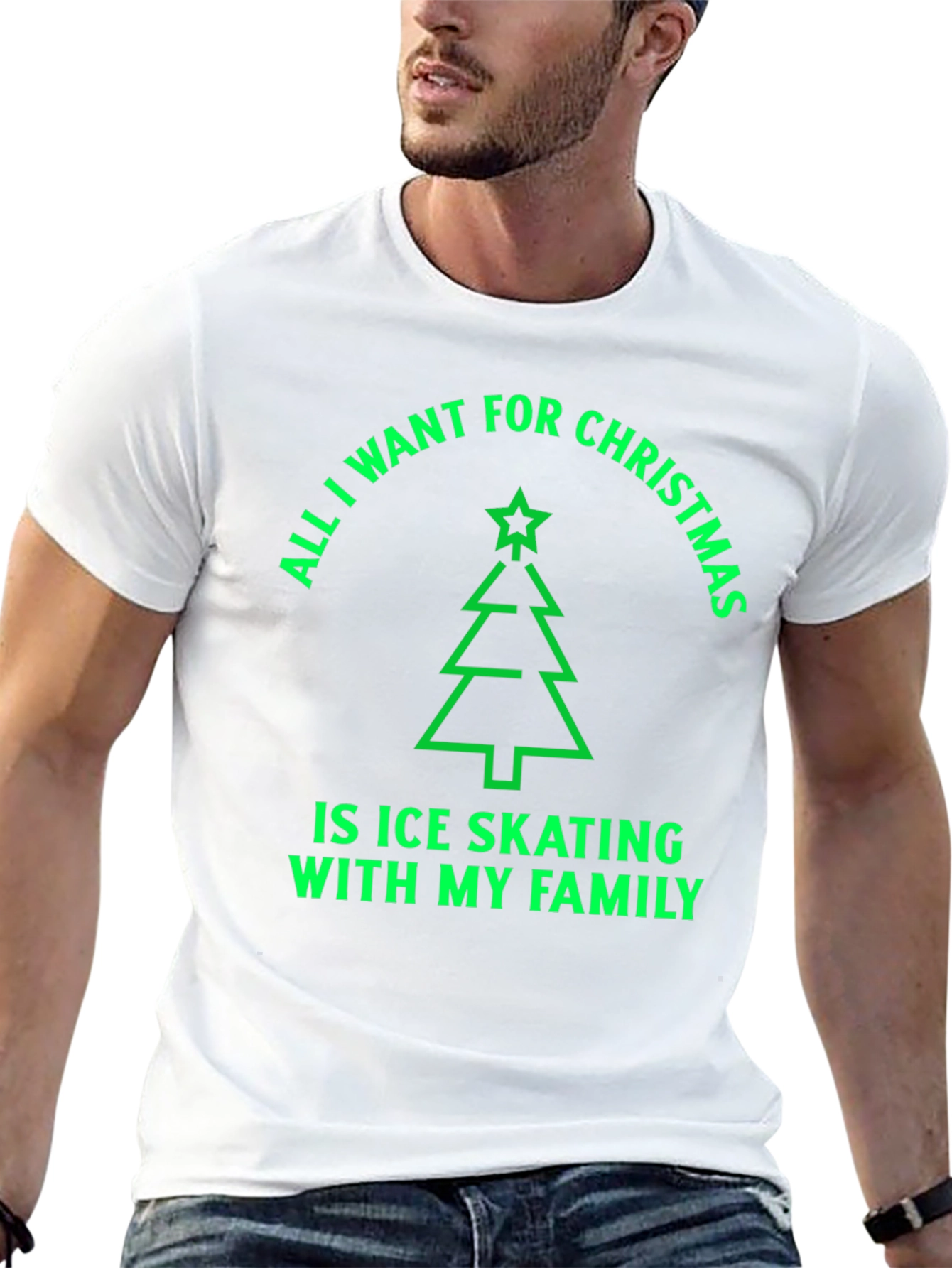 Ice Skating Family Christmas T-Shirt