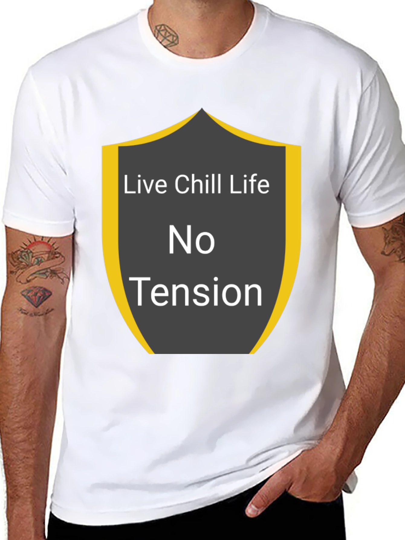 Chill Life T-Shirt - No Tension Graphic Tee