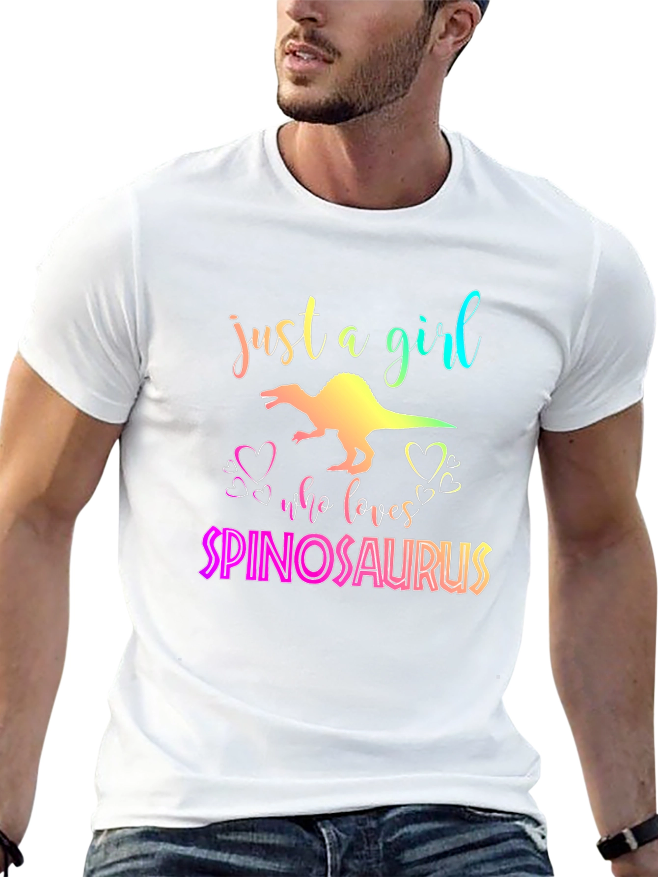 Spinosaurus Girls T-Shirt - Dinosaur Lover Tee