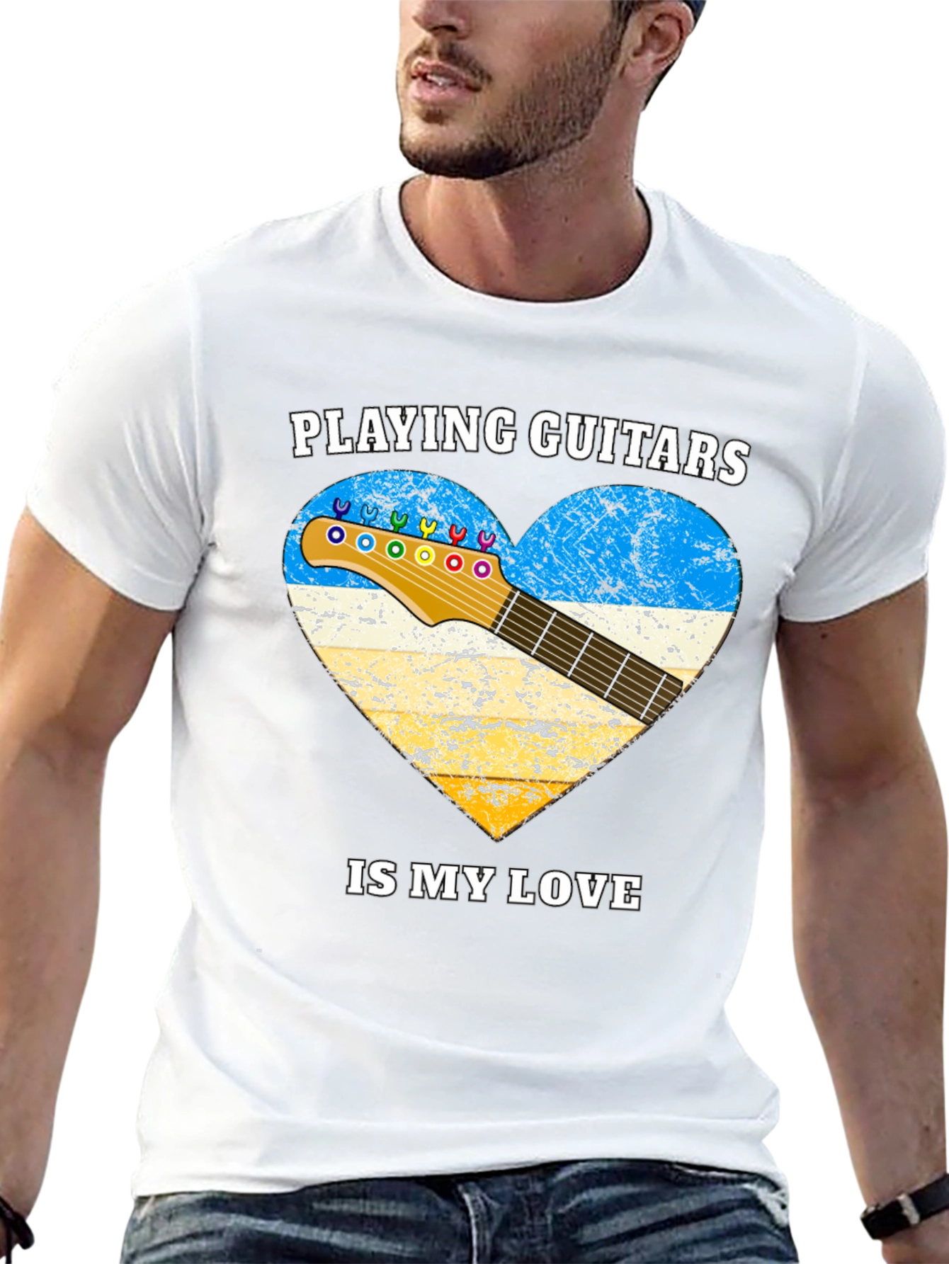 Playing Guitars Love T-Shirt