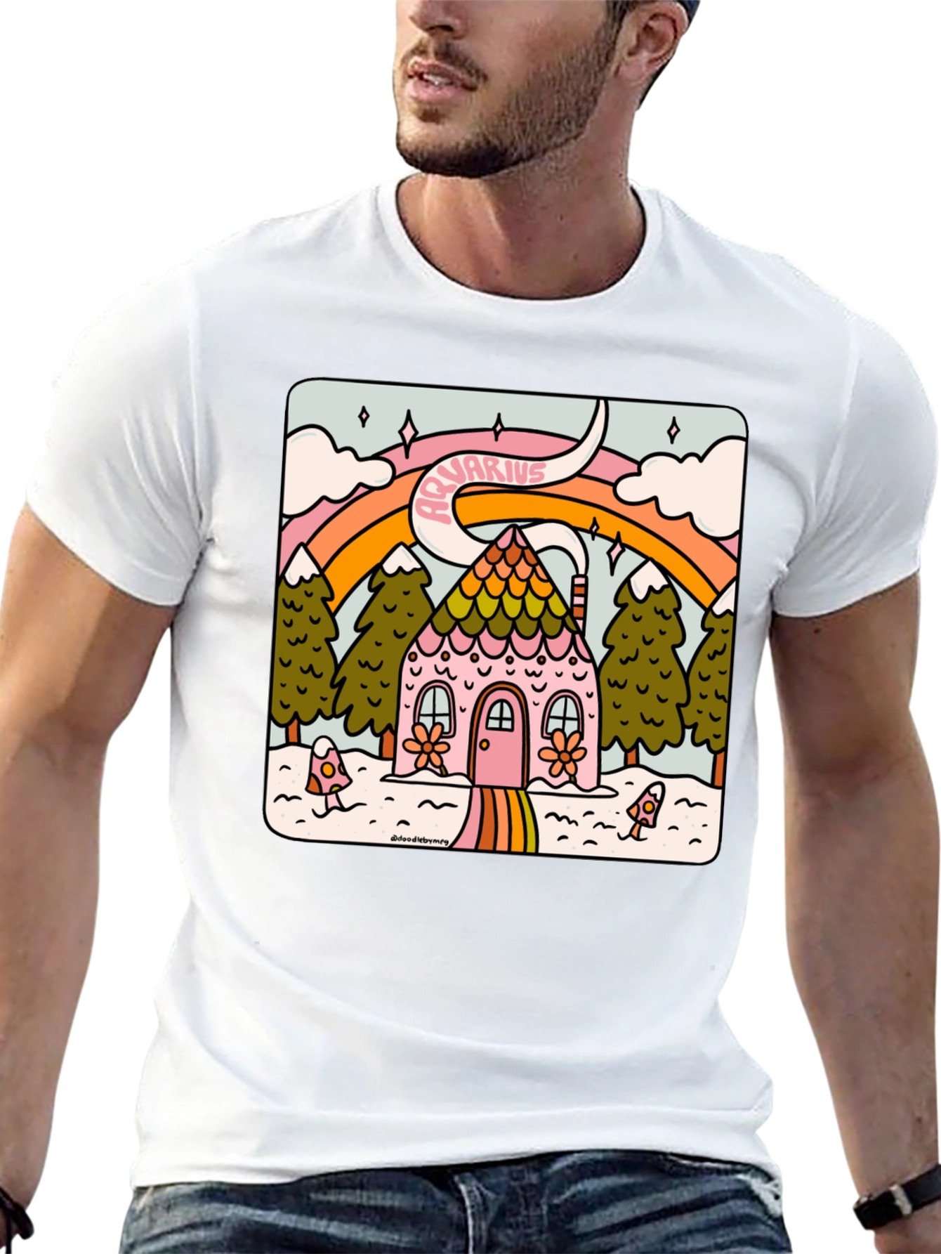 Aquarius House Graphic Tee