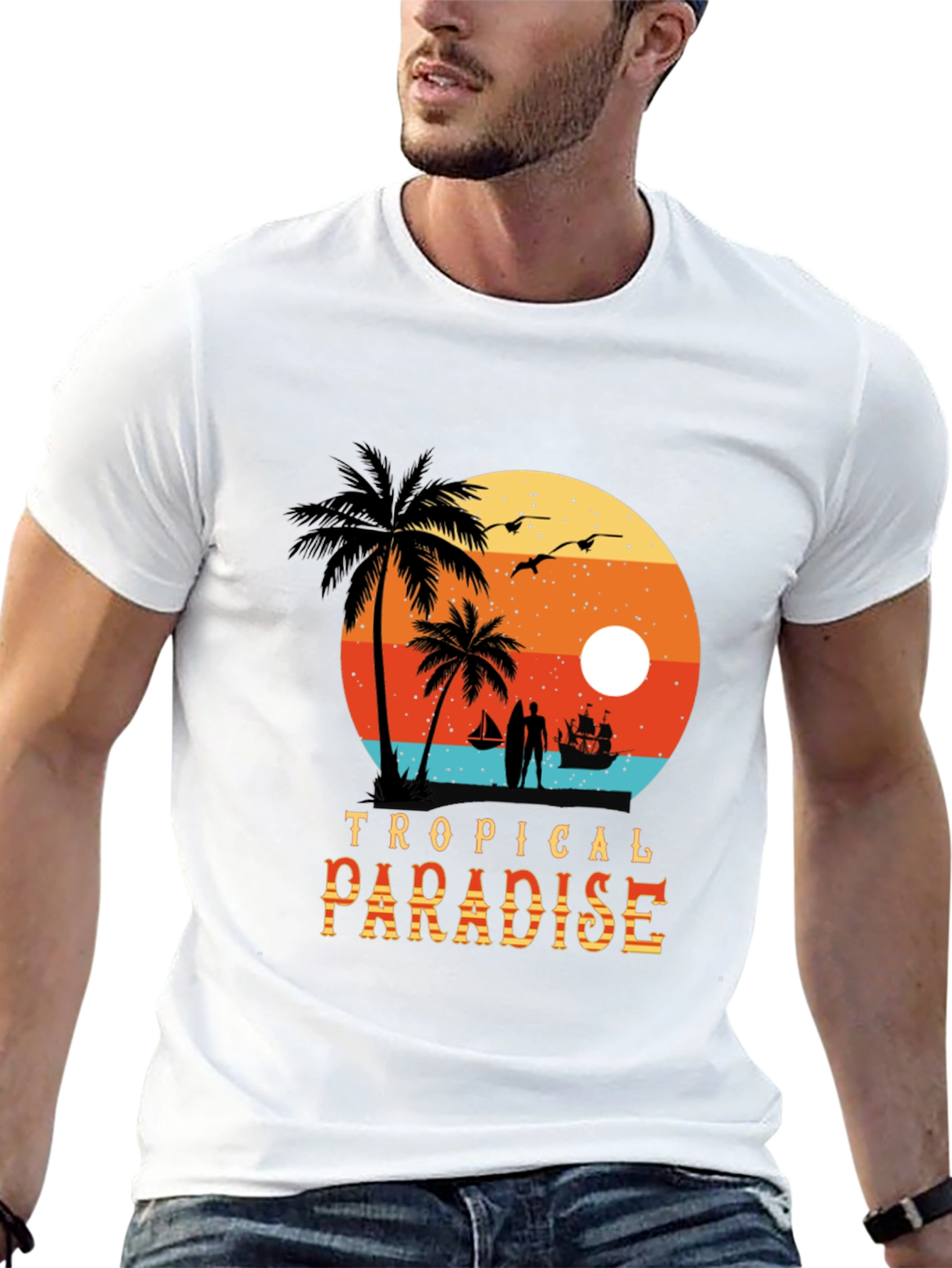 Tropical Paradise Graphic Tee