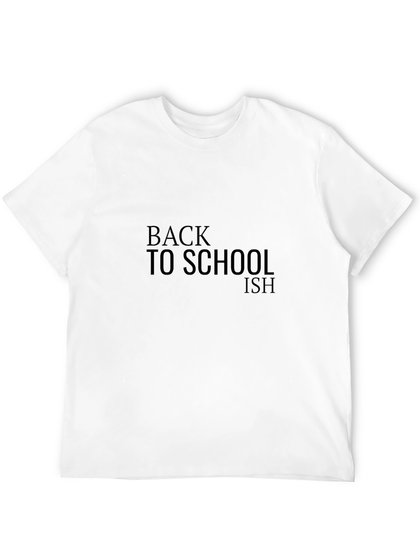 Back To School-ish Black Tee