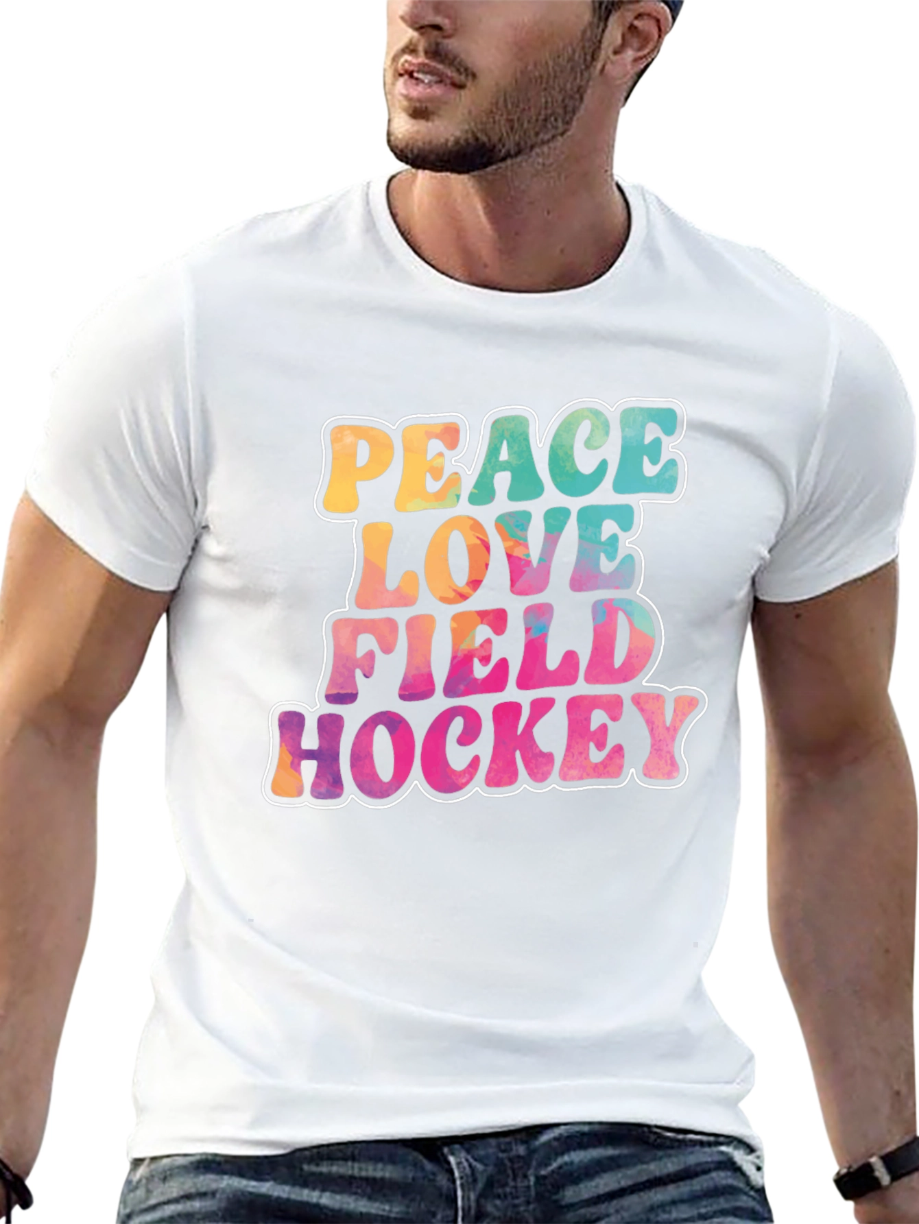 Peace Love Field Hockey T-Shirt