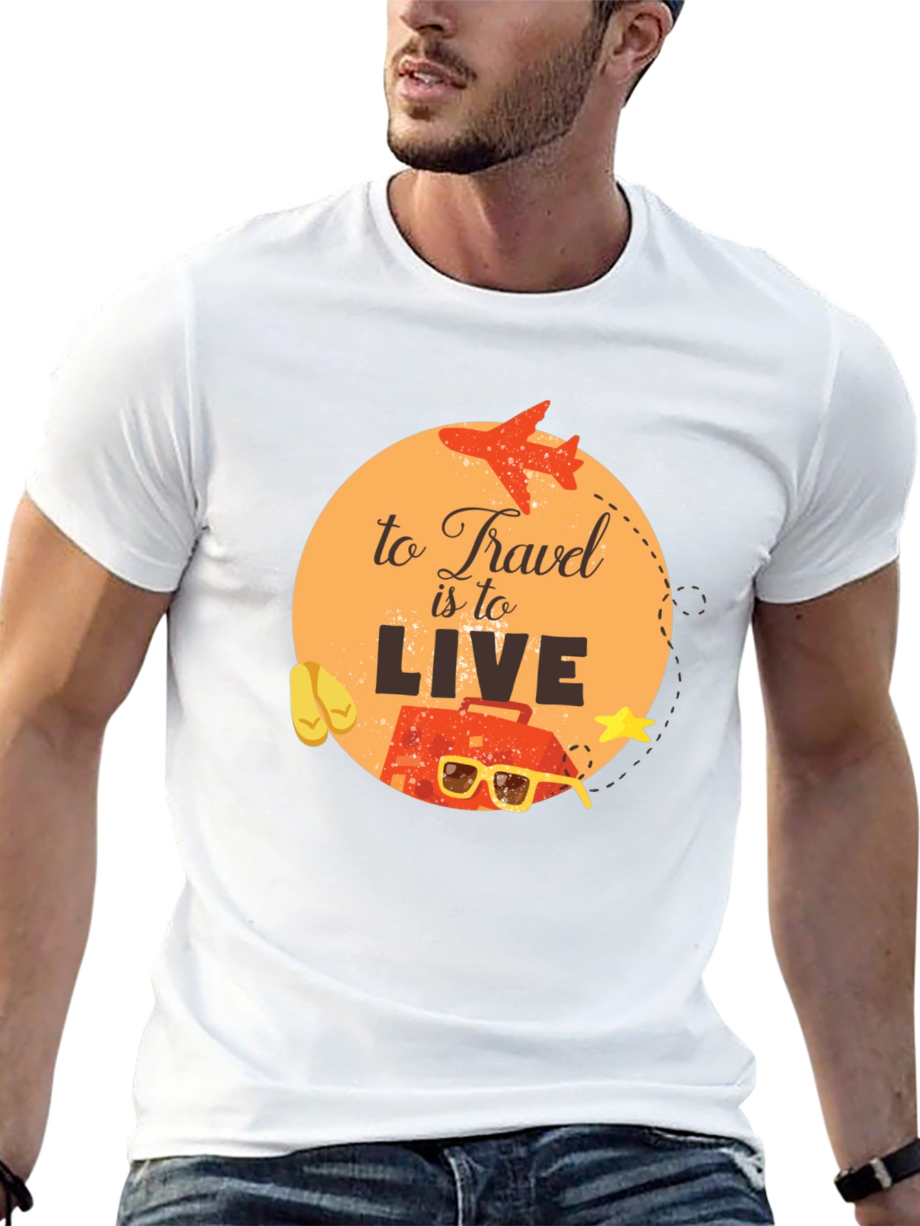 Travel is to Live T-Shirt - Adventure Ready