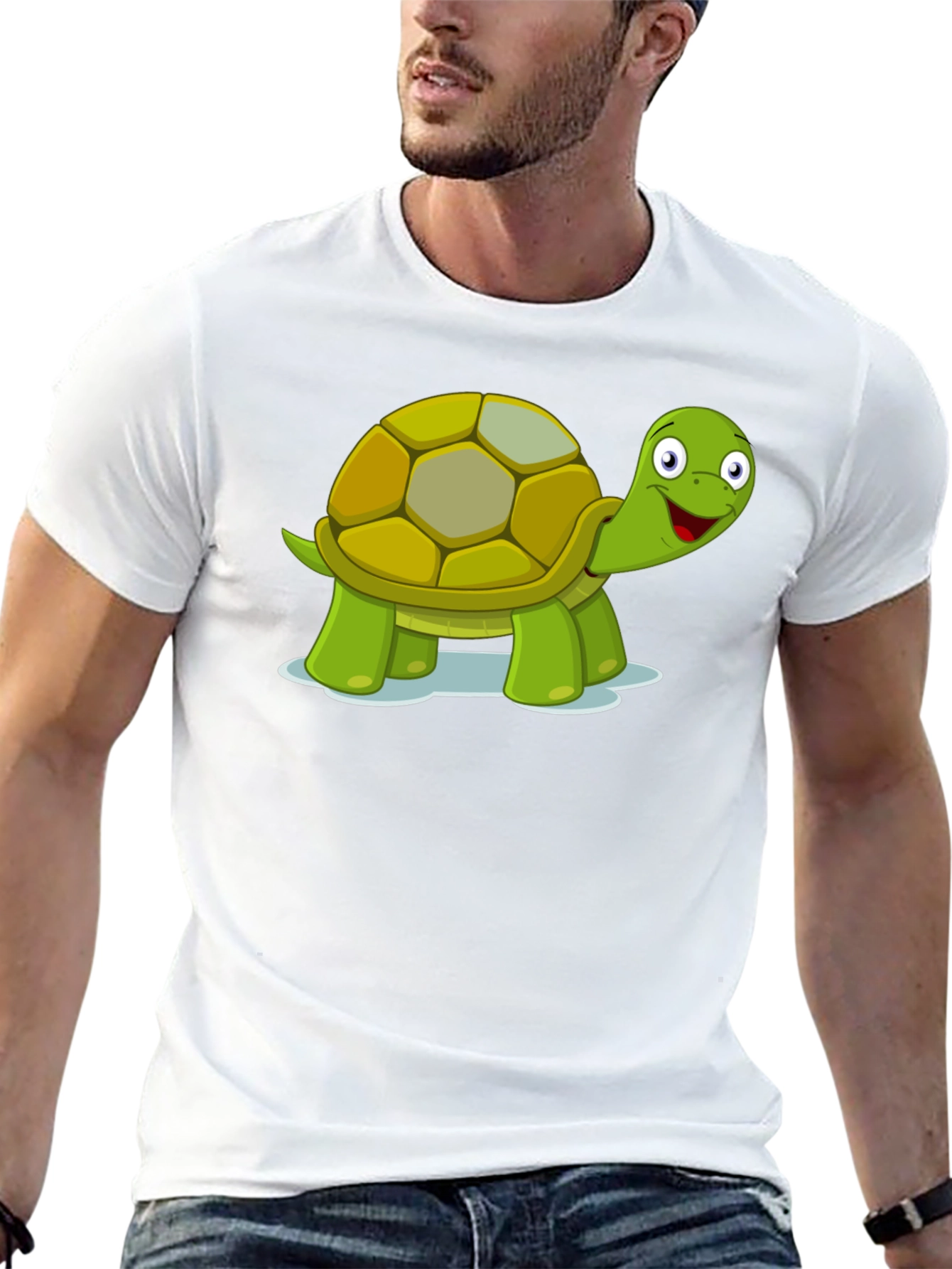 Cartoon Turtle Graphic Tee
