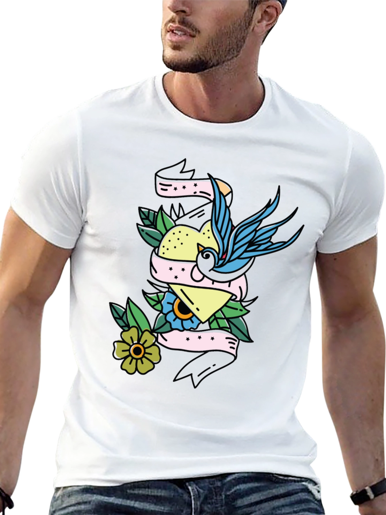 Graphic Print Short Sleeve T-Shirt
