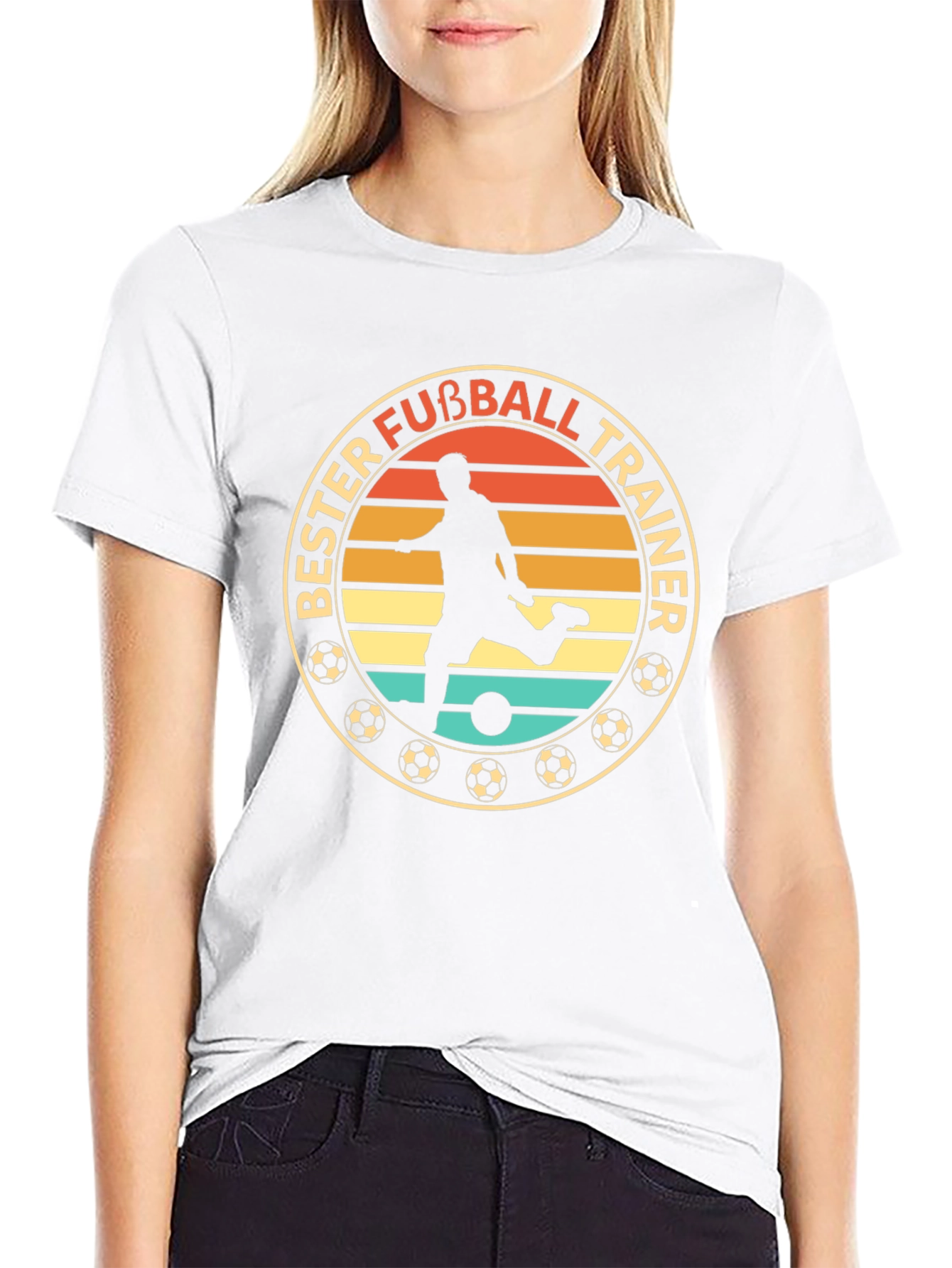 Bester Fußball Trainer Graphic T-Shirt