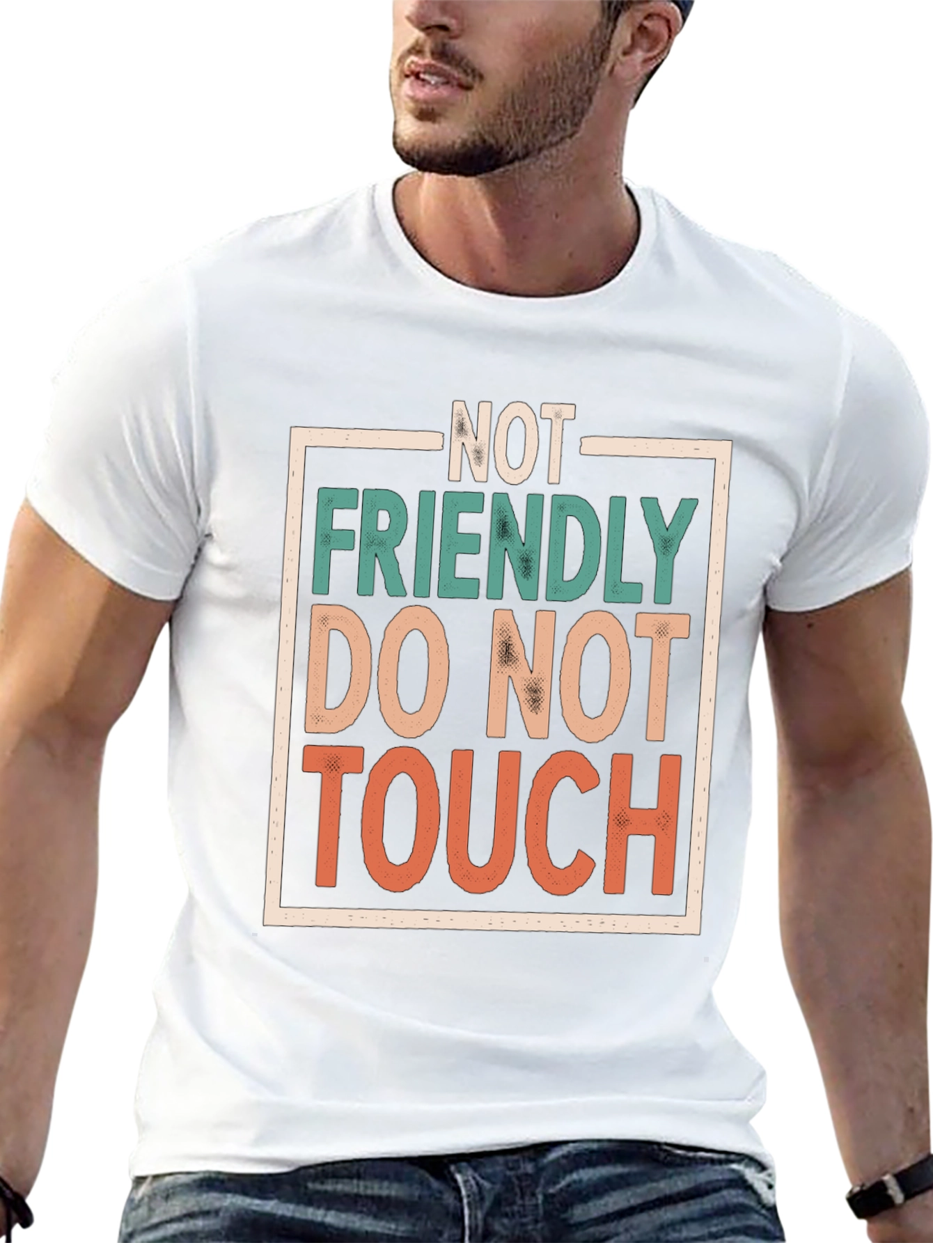 Not Friendly Do Not Touch Graphic Tee